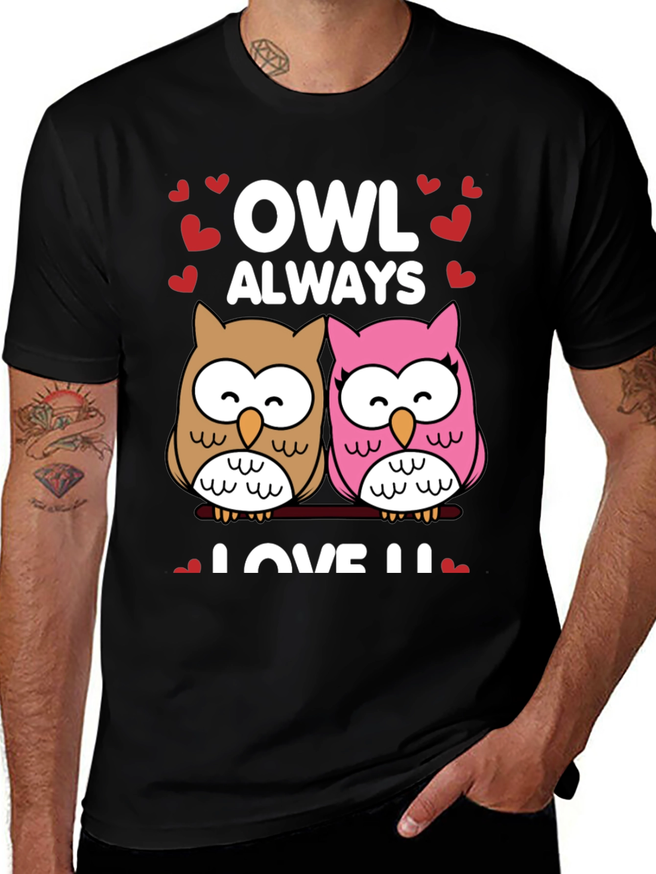 Variant 3 of Owl Always Love You T-Shirt - Cute Valentine's Day Tee