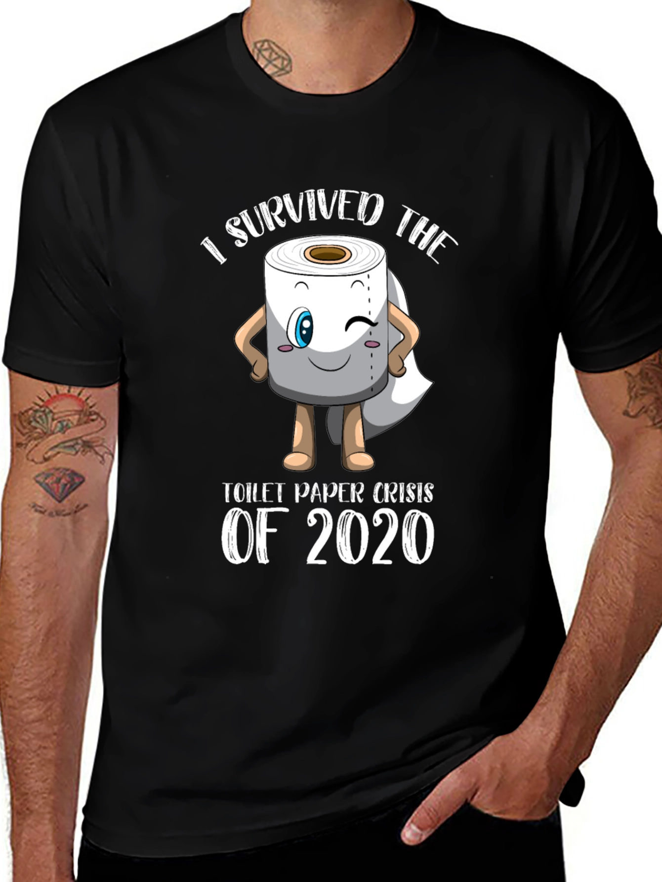 Variant 18 of I Survived the Toilet Paper Crisis of 2020 T-Shirt