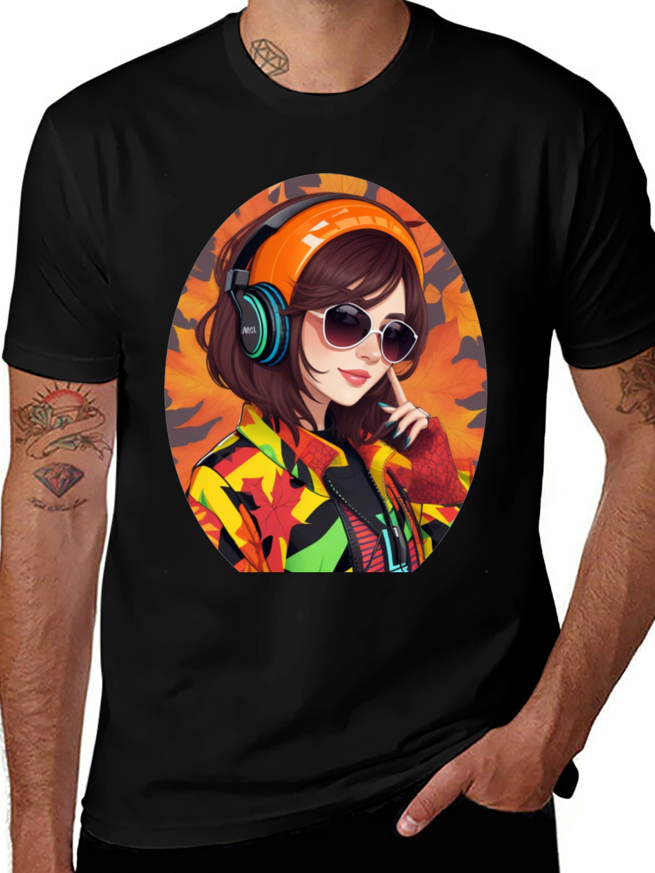 Variant 25 of Stylish Anime Girl Graphic Tee - Trendy & Unique