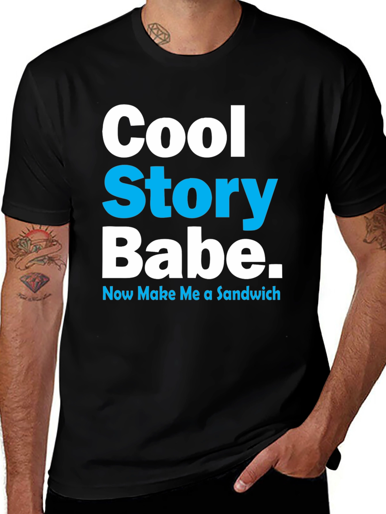 Variant 16 of Cool Story Babe T-Shirt - Novelty Graphic Tee