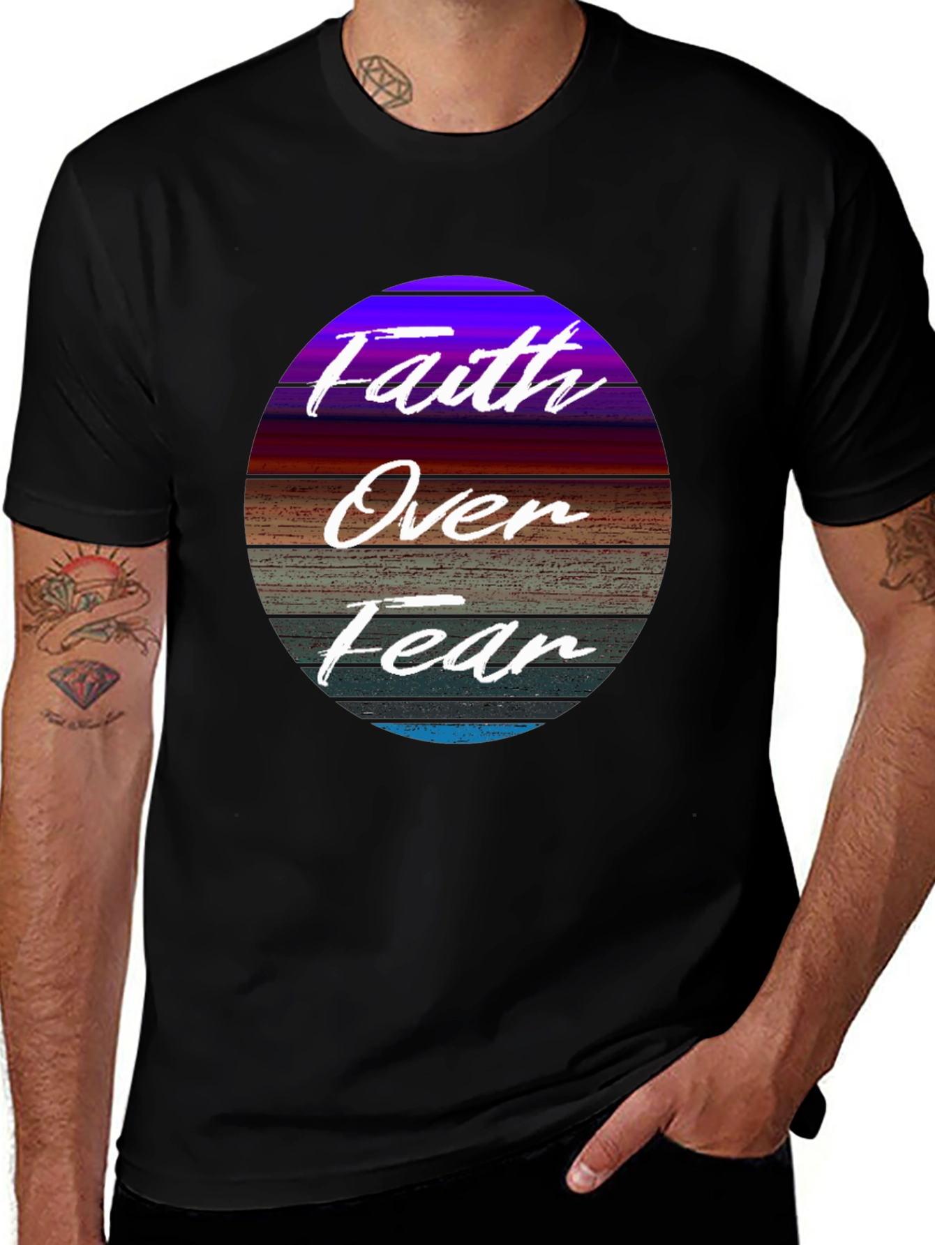 Variant 17 of Faith Over Fear Graphic Tee
