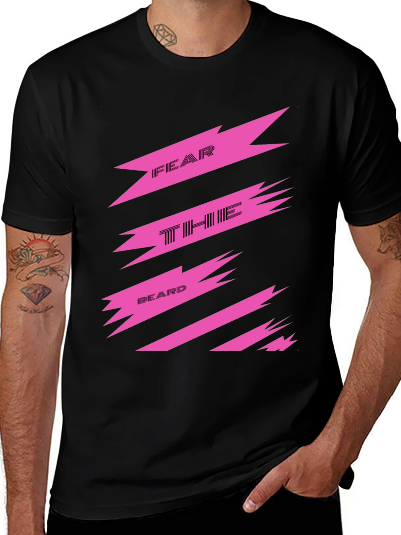 Variant 26 of Fear the Beard T-Shirt - Bold Graphic Print