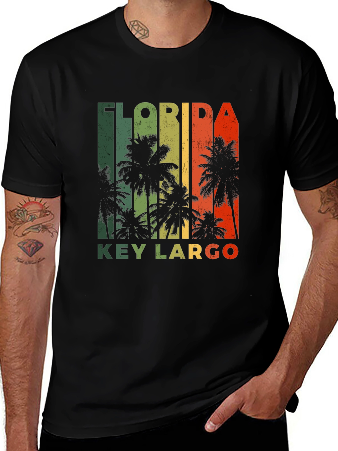 Variant 28 of Florida Key Largo Retro Graphic T-Shirt