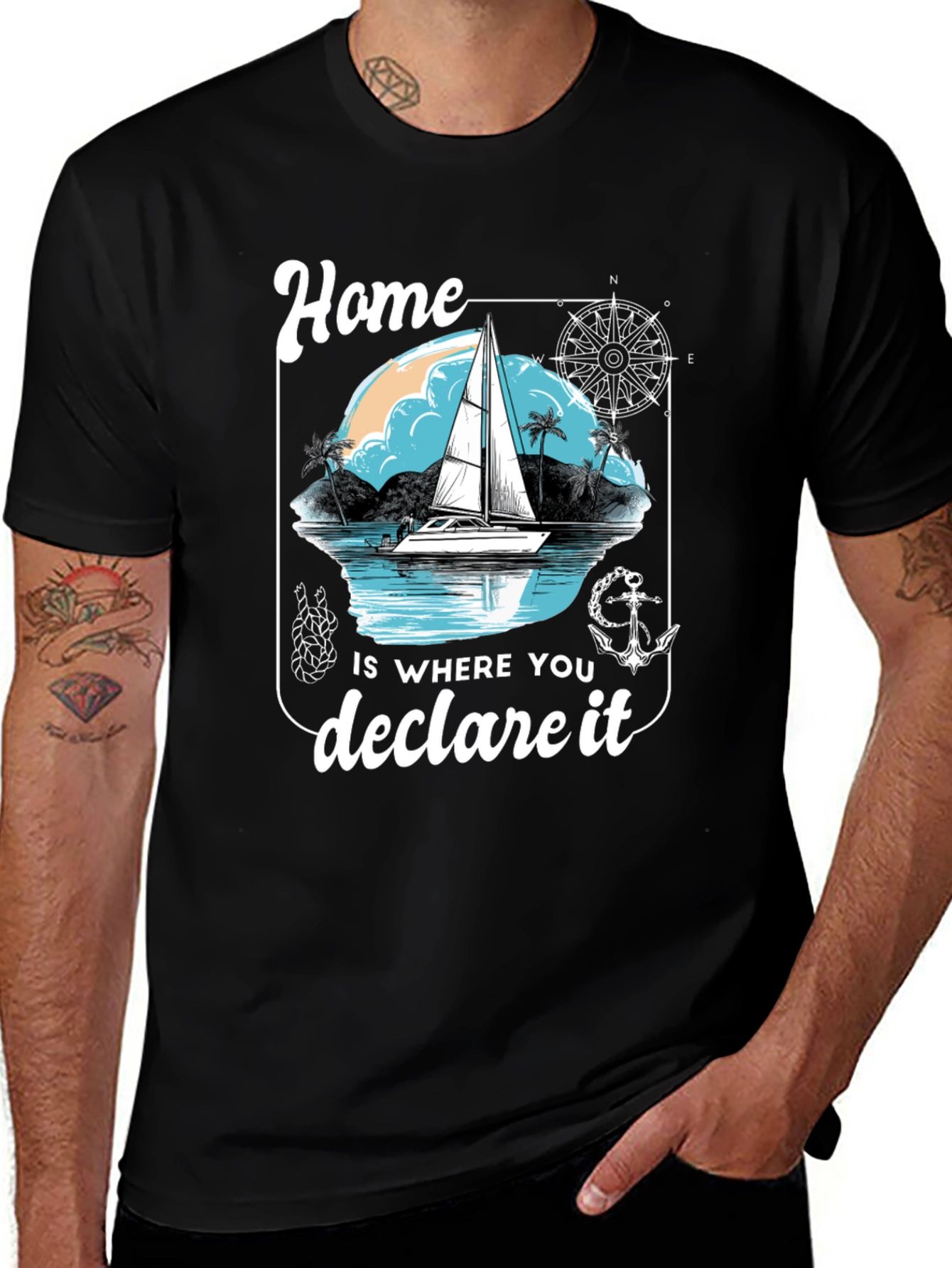 Variant 20 of Nautical Home Declare It T-Shirt