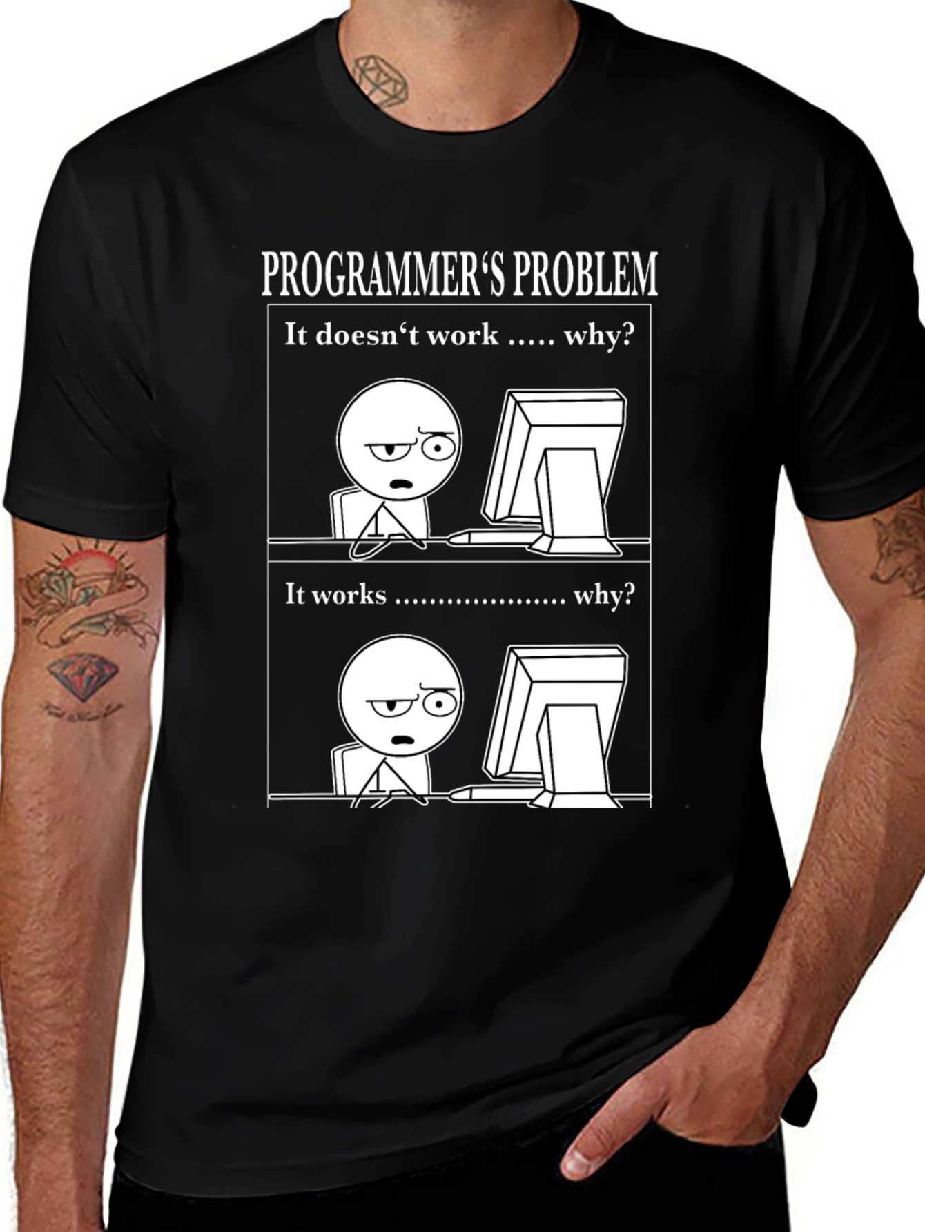 Variant 24 of Programmer's Problem T-Shirt