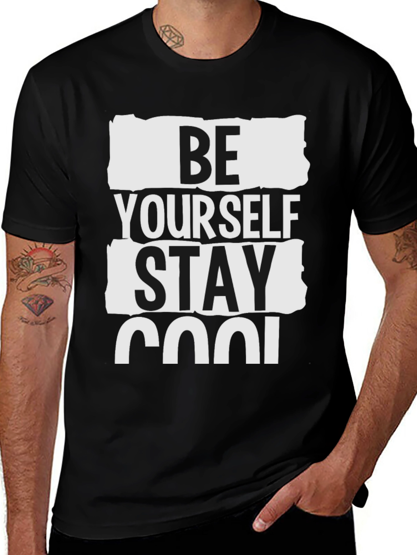 Variant 8 of Be Yourself Stay Cool Graphic T-Shirt