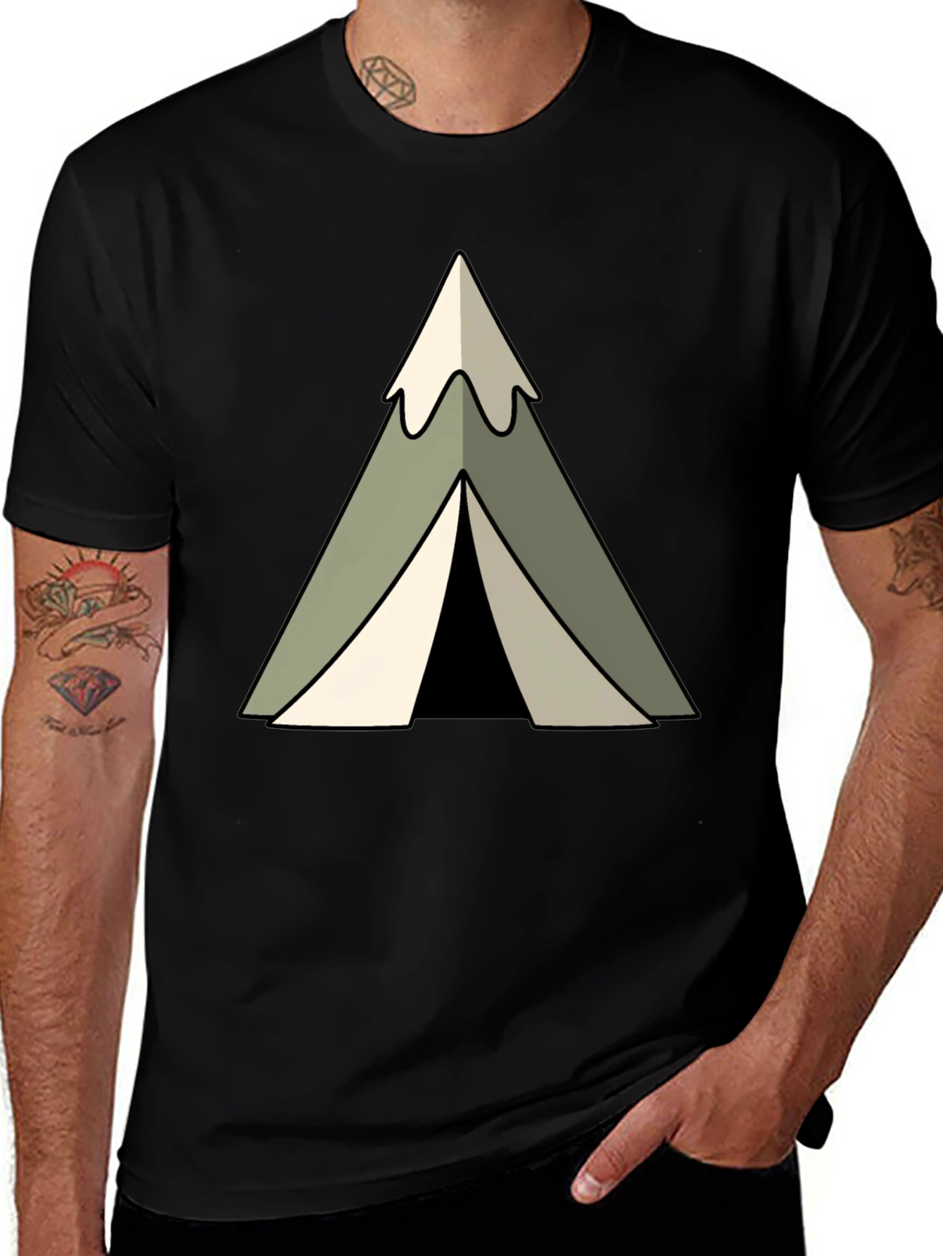 Variant 20 of Camping Tent Graphic Tee - Adventure Awaits