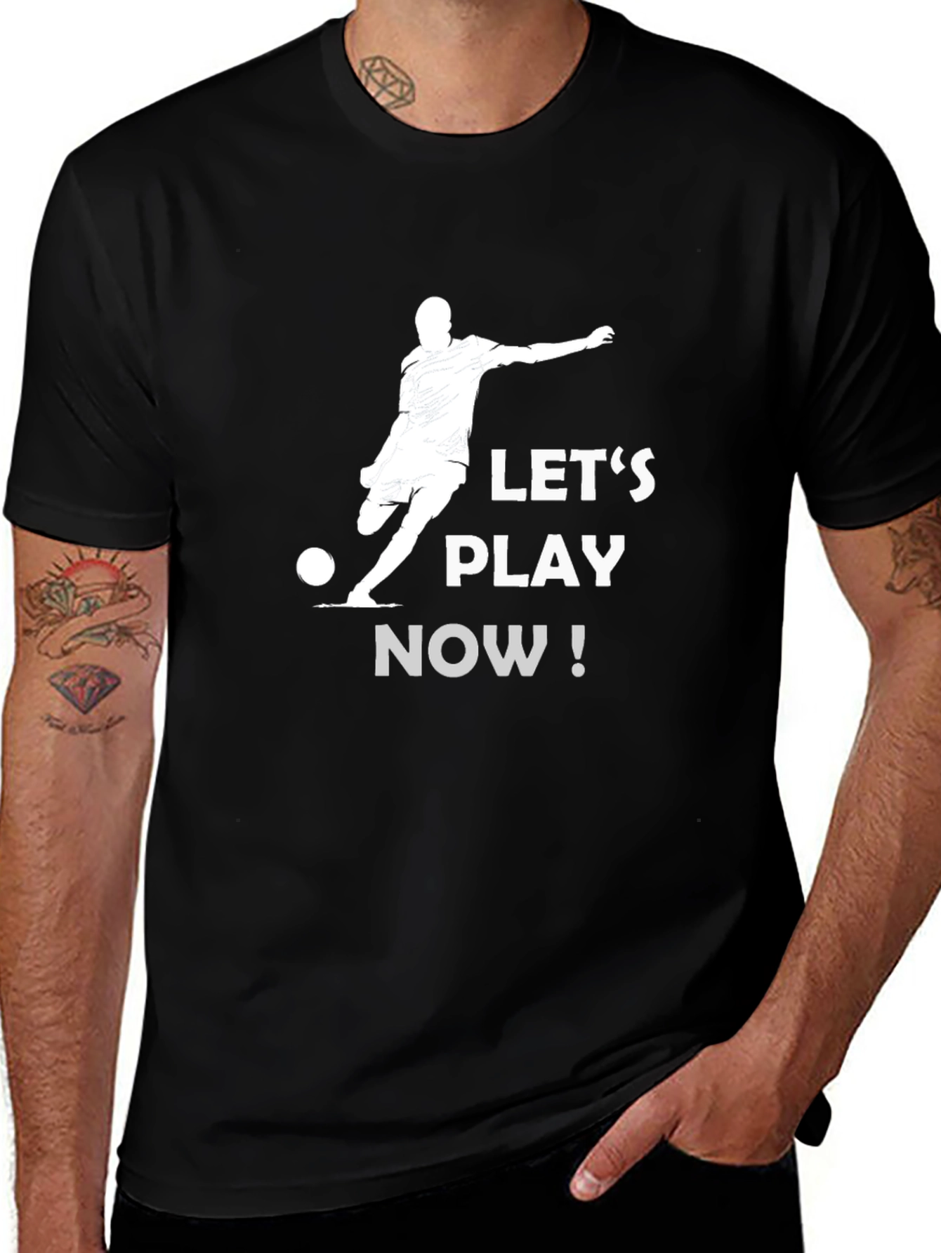 Variant 30 of Let's Play Now Black T-Shirt
