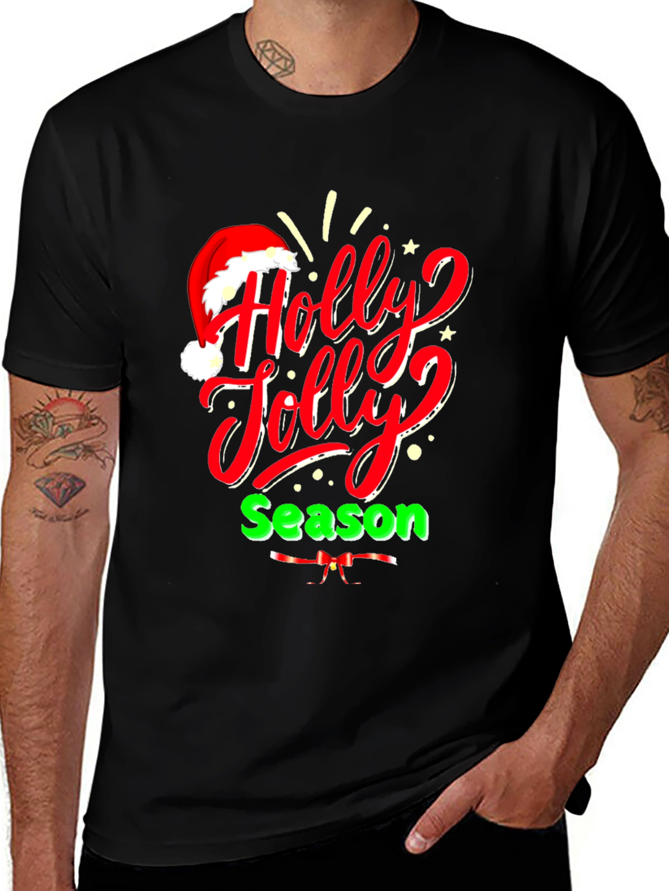 Holly Jolly Season T-Shirt - Christmas Holiday Tee