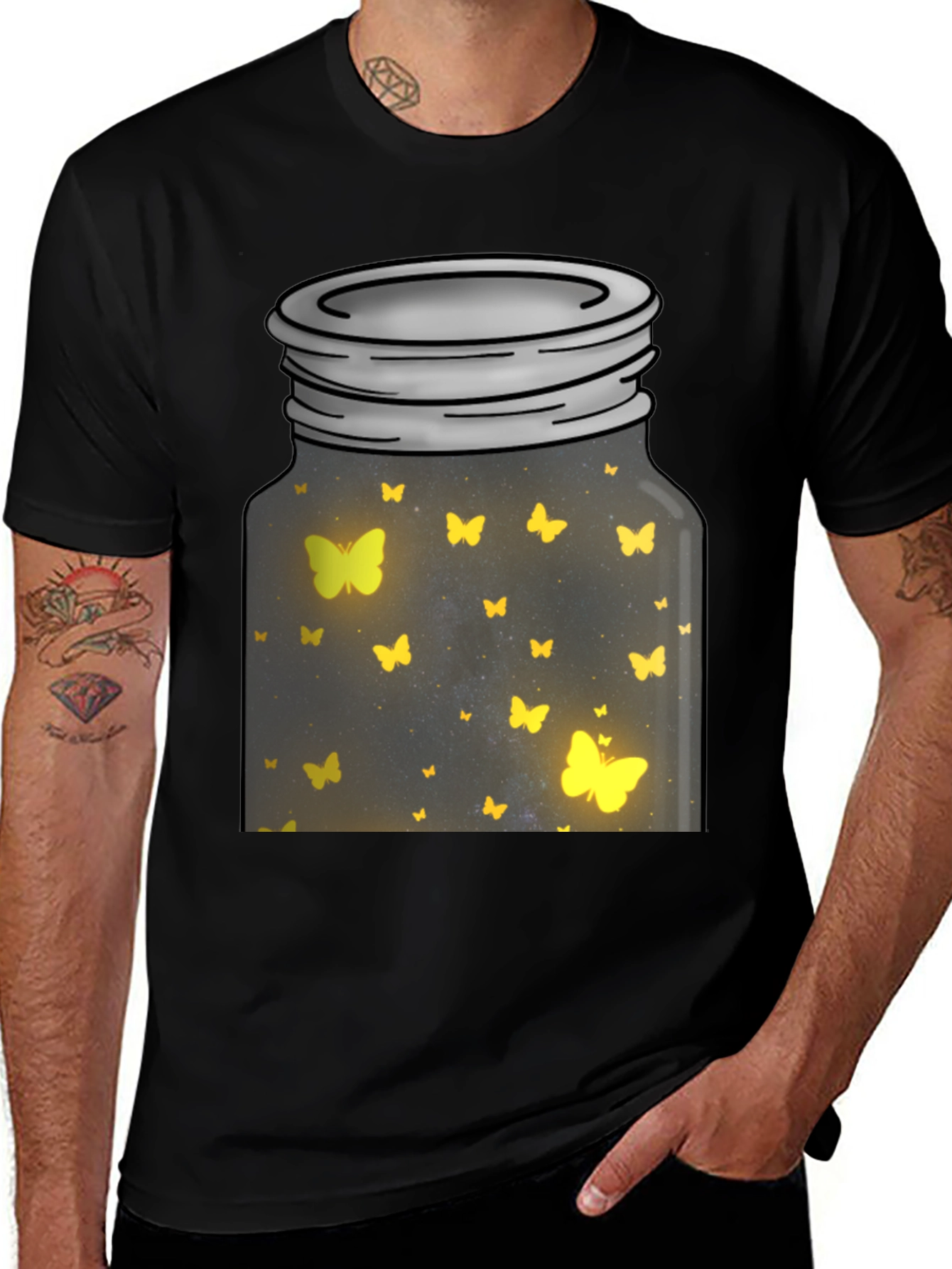 Variant 21 of Butterfly Jar Graphic Tee