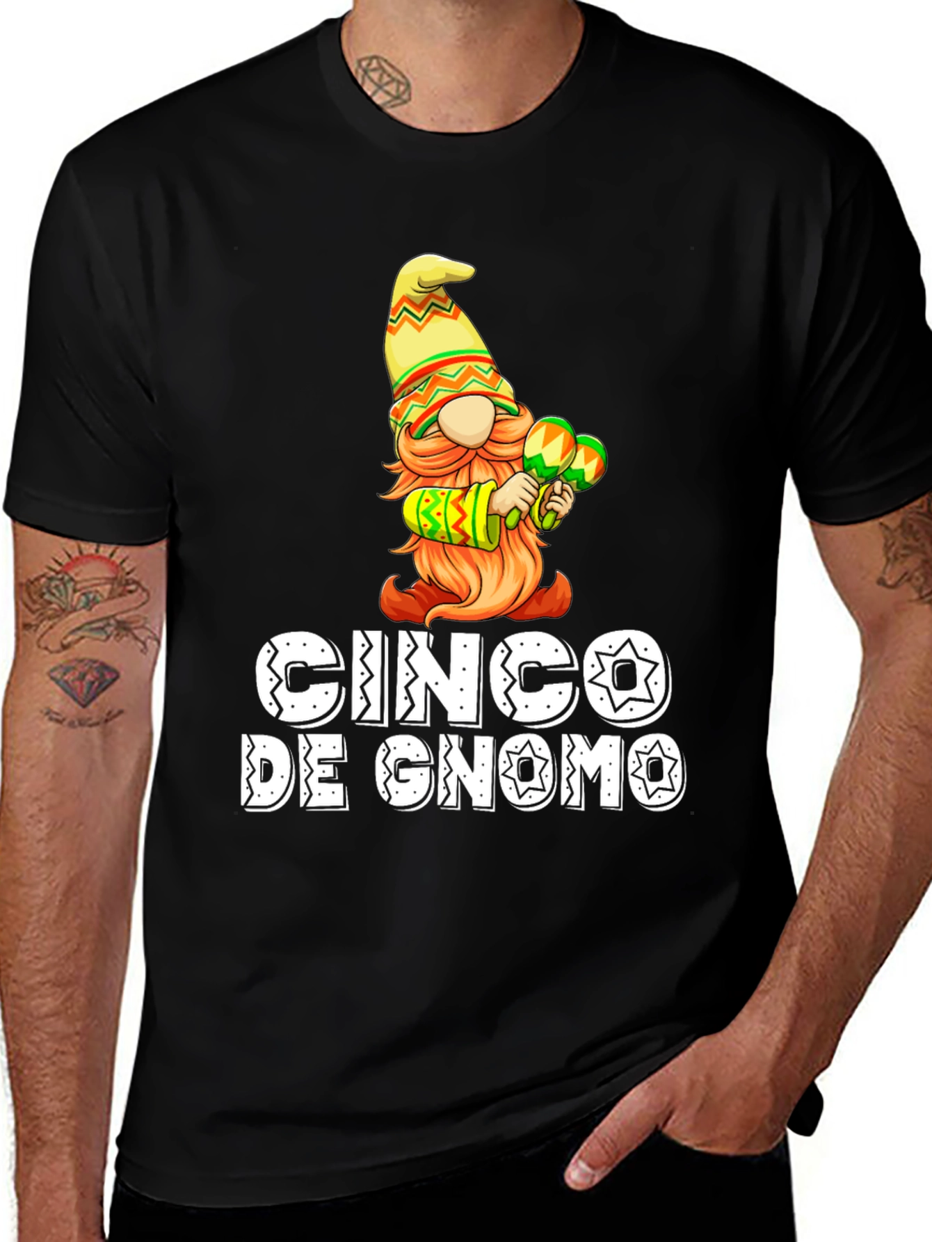 Variant 11 of Cinco De Gnomo T-Shirt - Funny Cinco De Mayo Tee