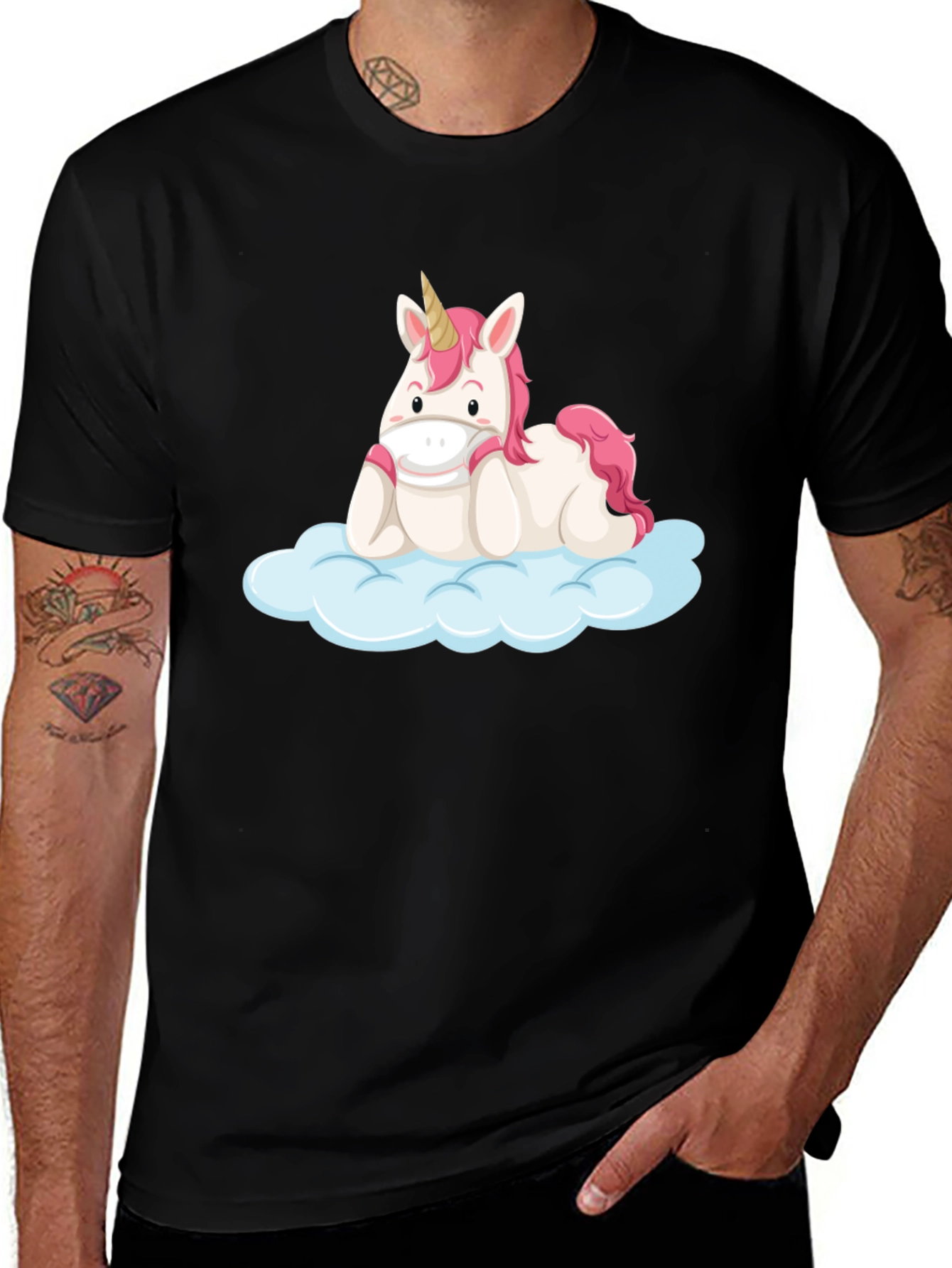 Variant 22 of Unicorn Cloud T-Shirt - Dreamy Comfort