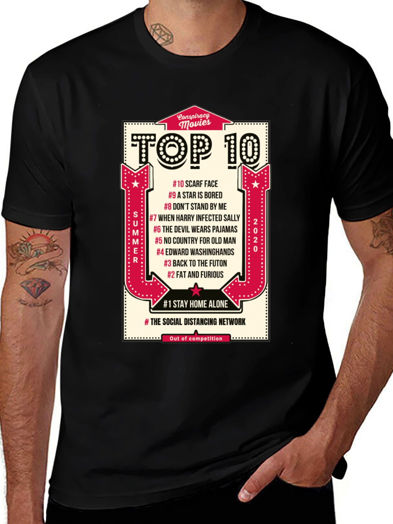 Conspiracy Movie Top 10 T-Shirt - Summer 2020
