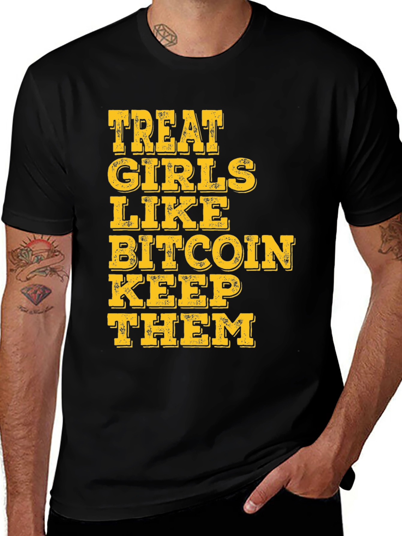 Treat Girls Like Bitcoin T-Shirt