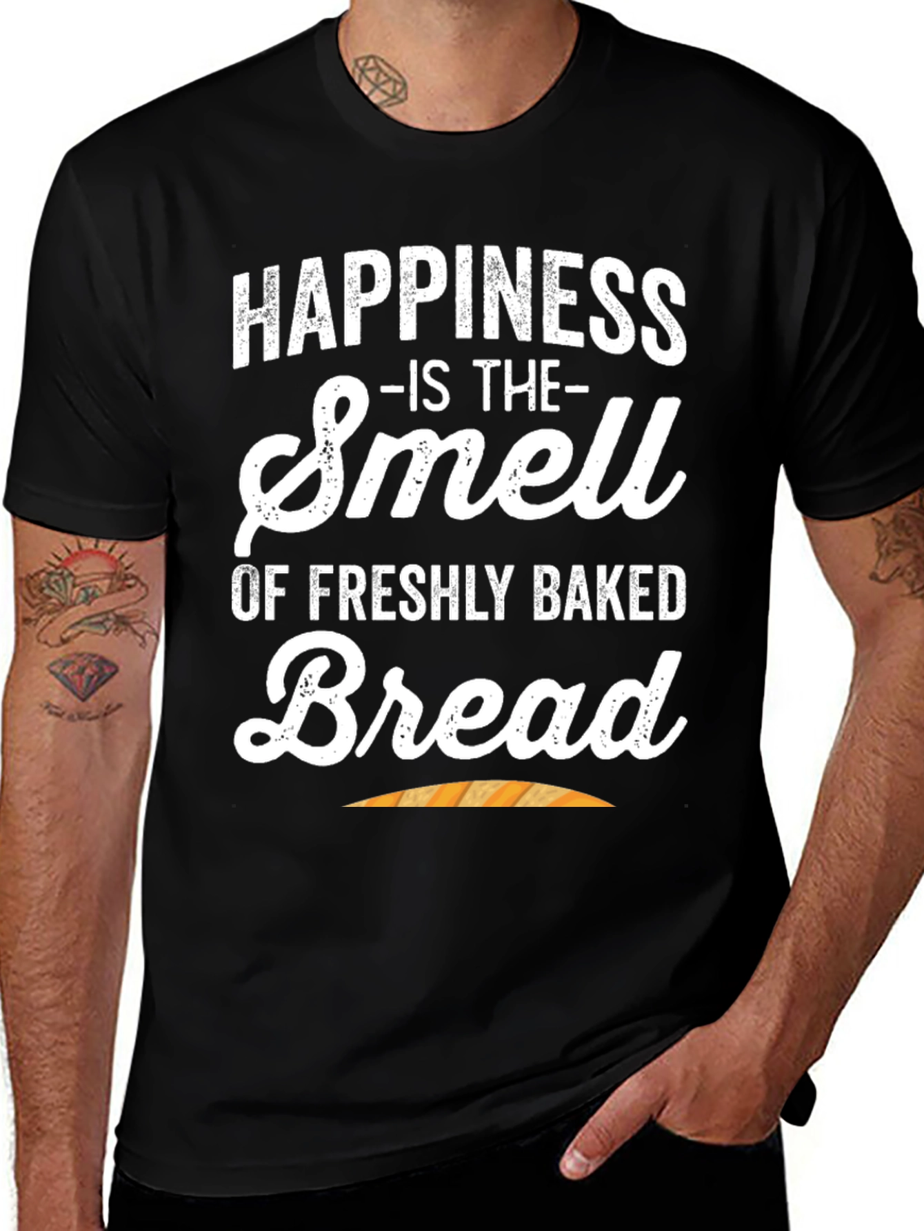 Variant 18 of Happiness is Freshly Baked Bread T-Shirt