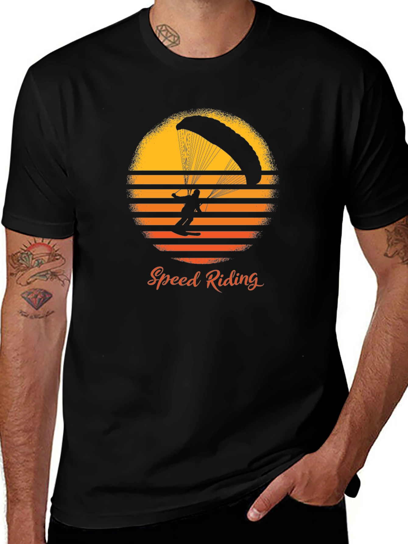 Variant 23 of Speed Riding T-Shirt - Paragliding Adventure Tee
