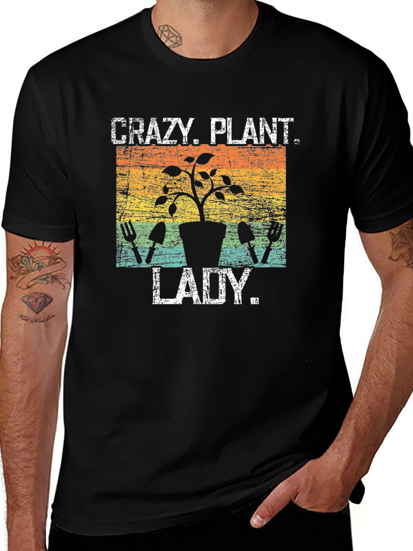 Variant 17 of Crazy Plant Lady Graphic Tee