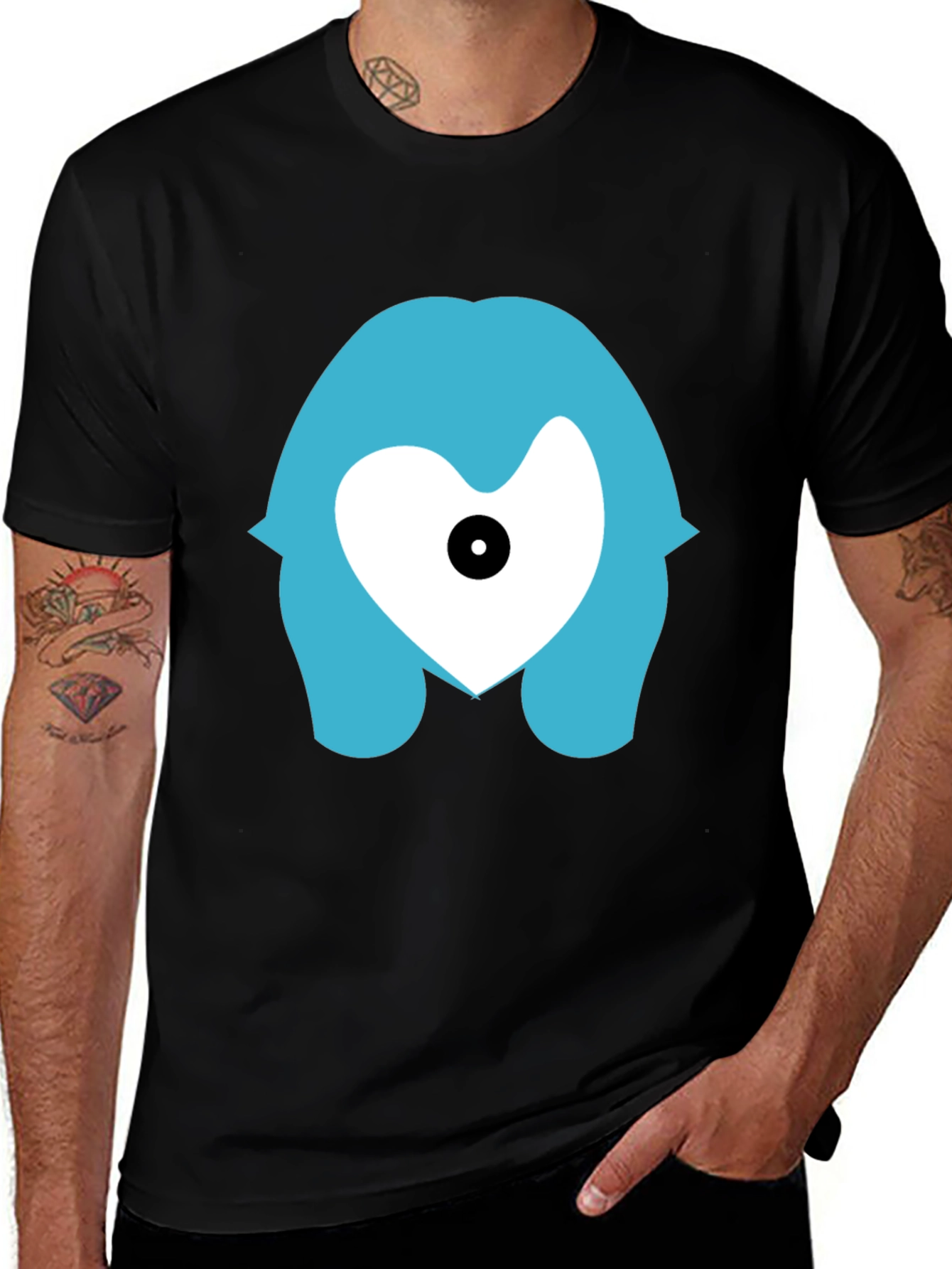 Variant 23 of Funky One-Eyed Monster Graphic Tee
