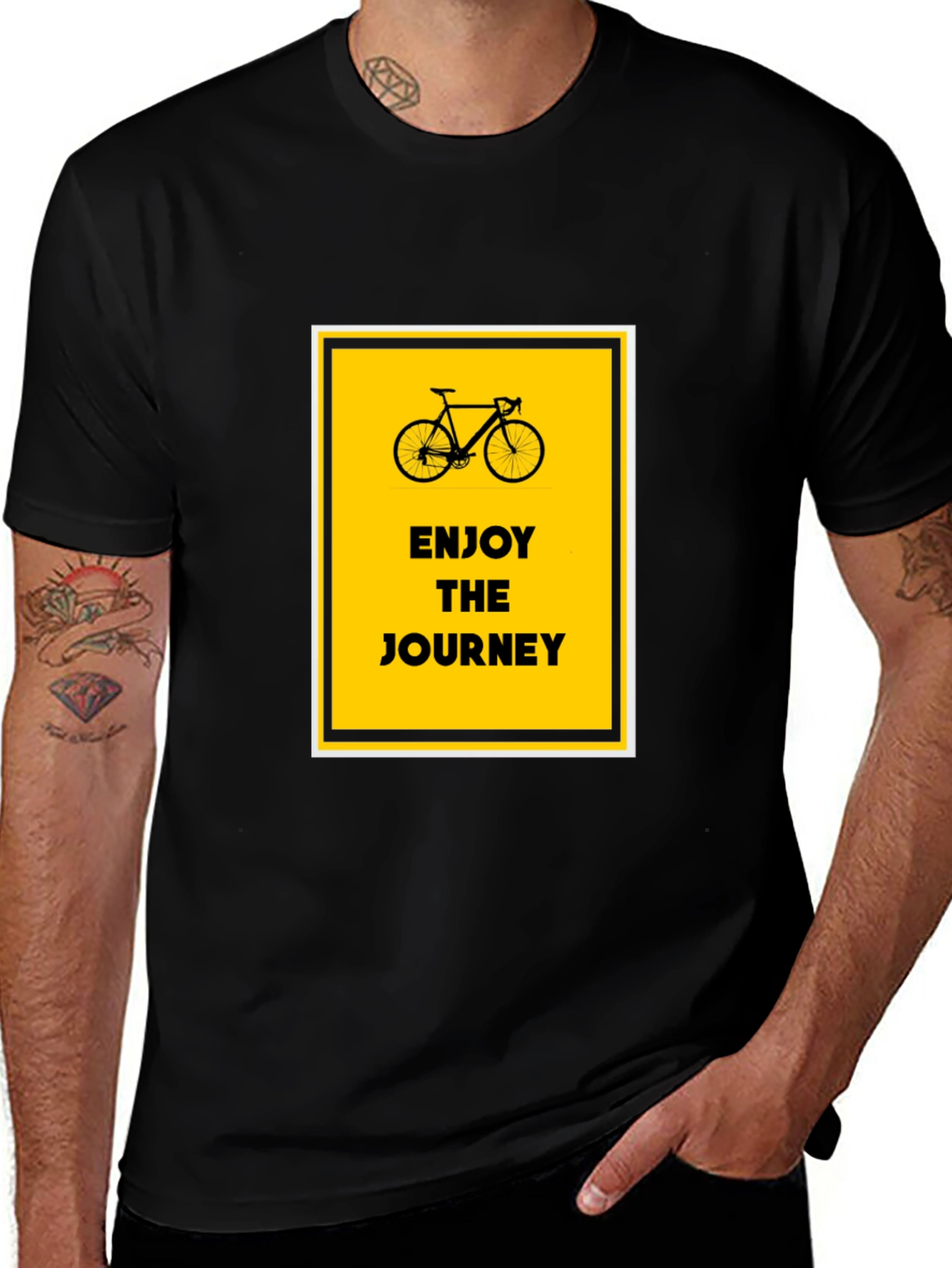 Variant 17 of Enjoy the Journey Cycling T-Shirt
