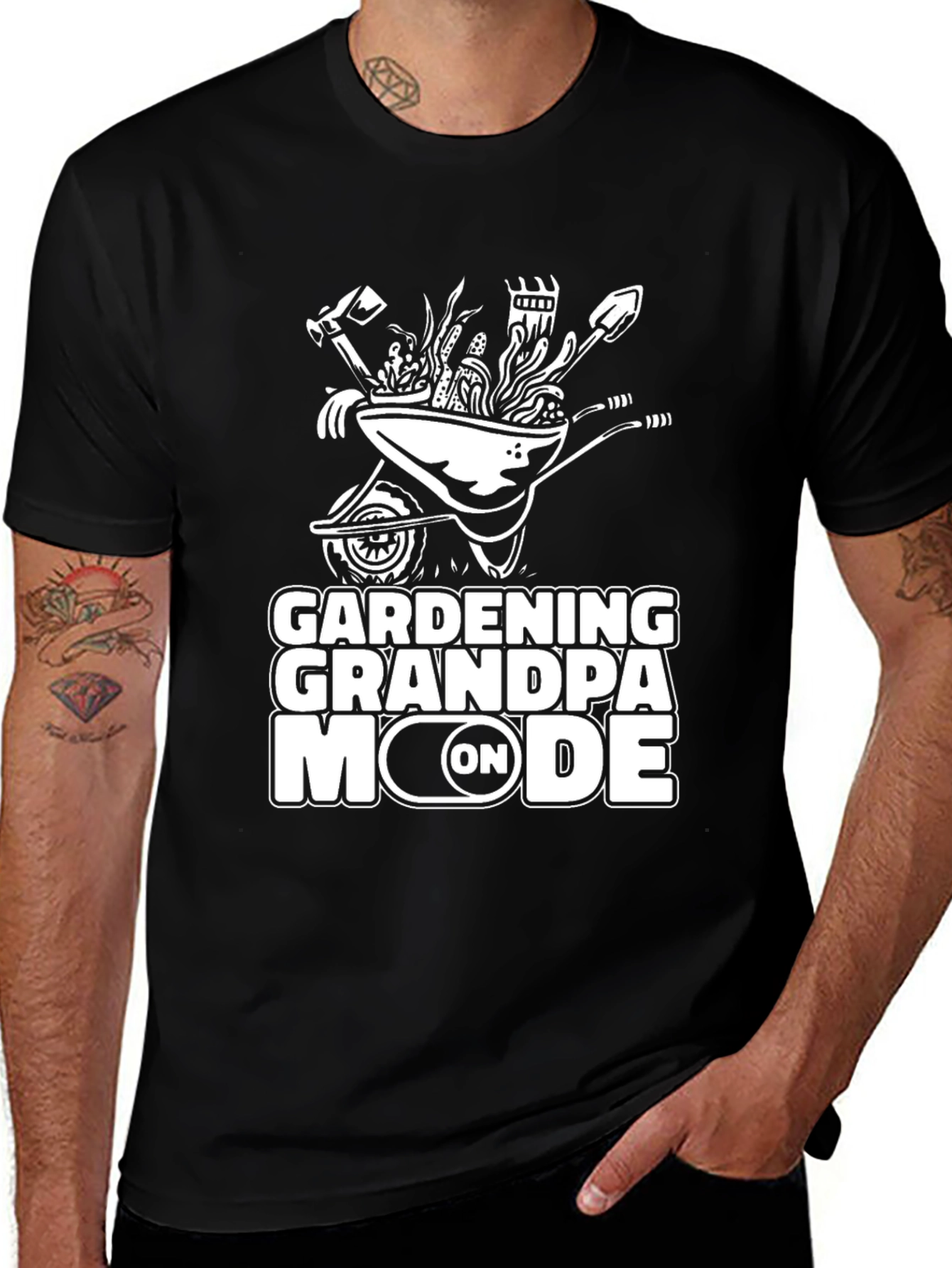Gardening Grandpa Mode ON T-Shirt