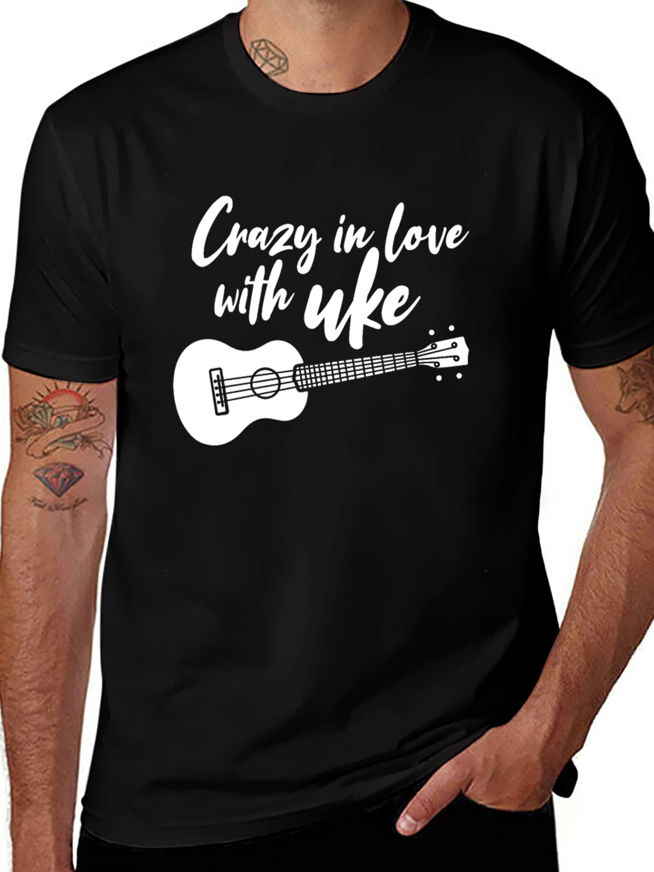 Variant 5 of Crazy in Love with Uke Graphic T-Shirt
