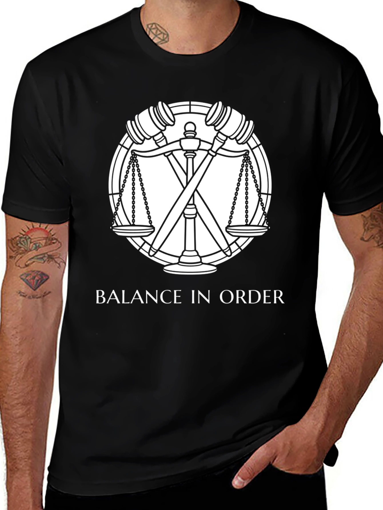 Variant 23 of Balance in Order Graphic T-Shirt