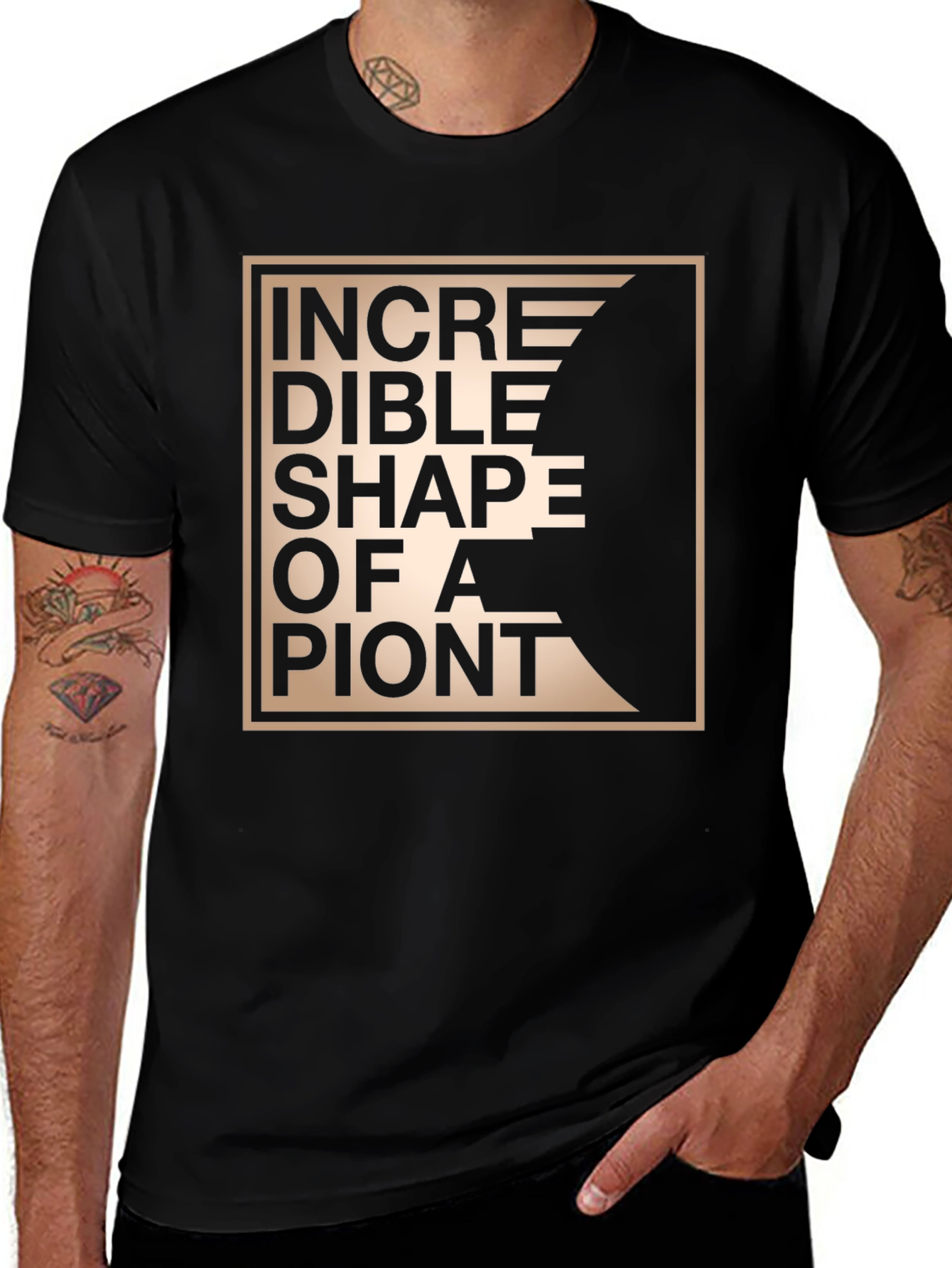 Variant 22 of Incredible Shape of a Piont Graphic Tee