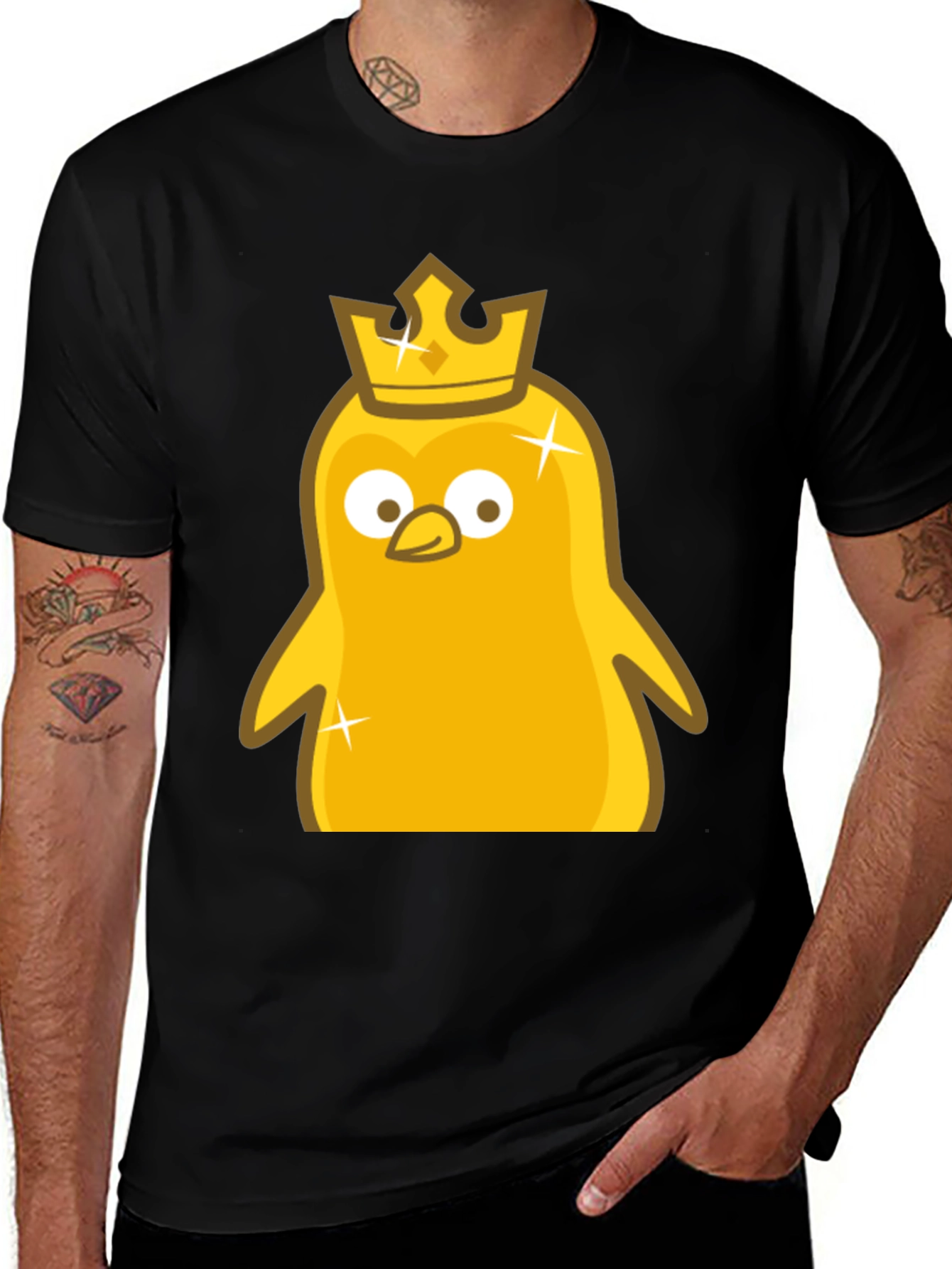 Variant 13 of Golden Crowned Chick Graphic T-Shirt