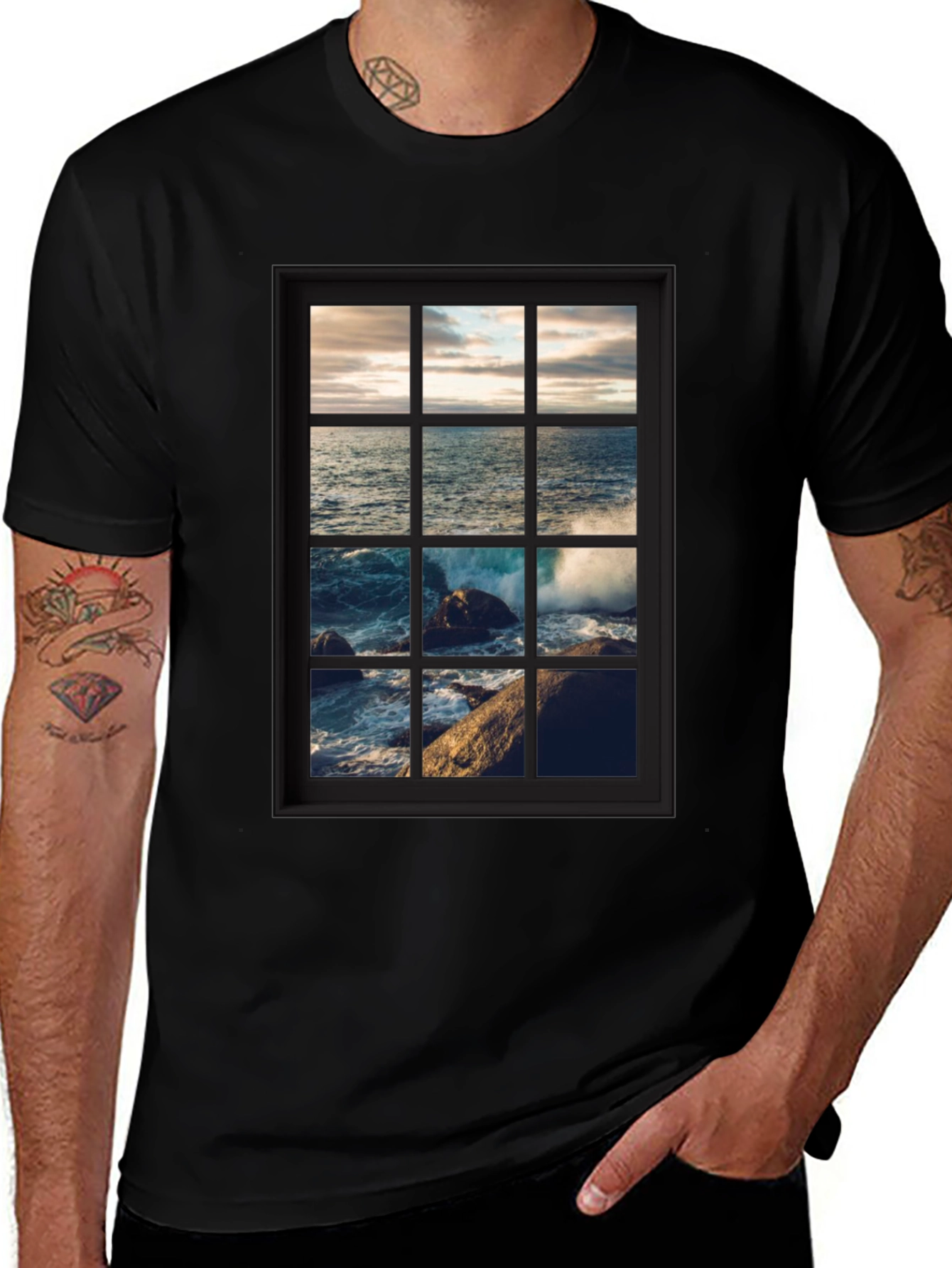 Variant 26 of Window to the Ocean T-Shirt