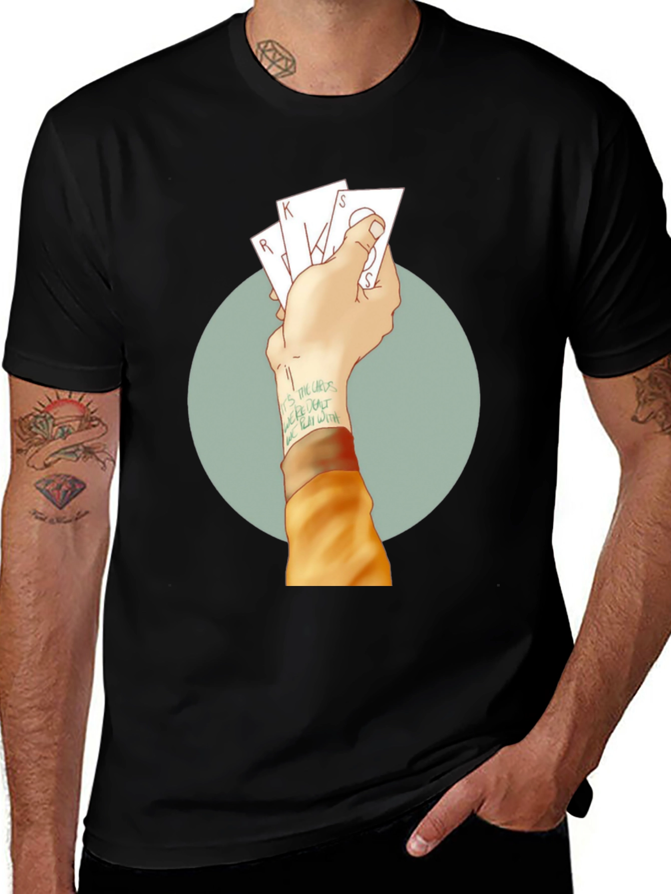 Variant 27 of RKS Hand Card T-Shirt