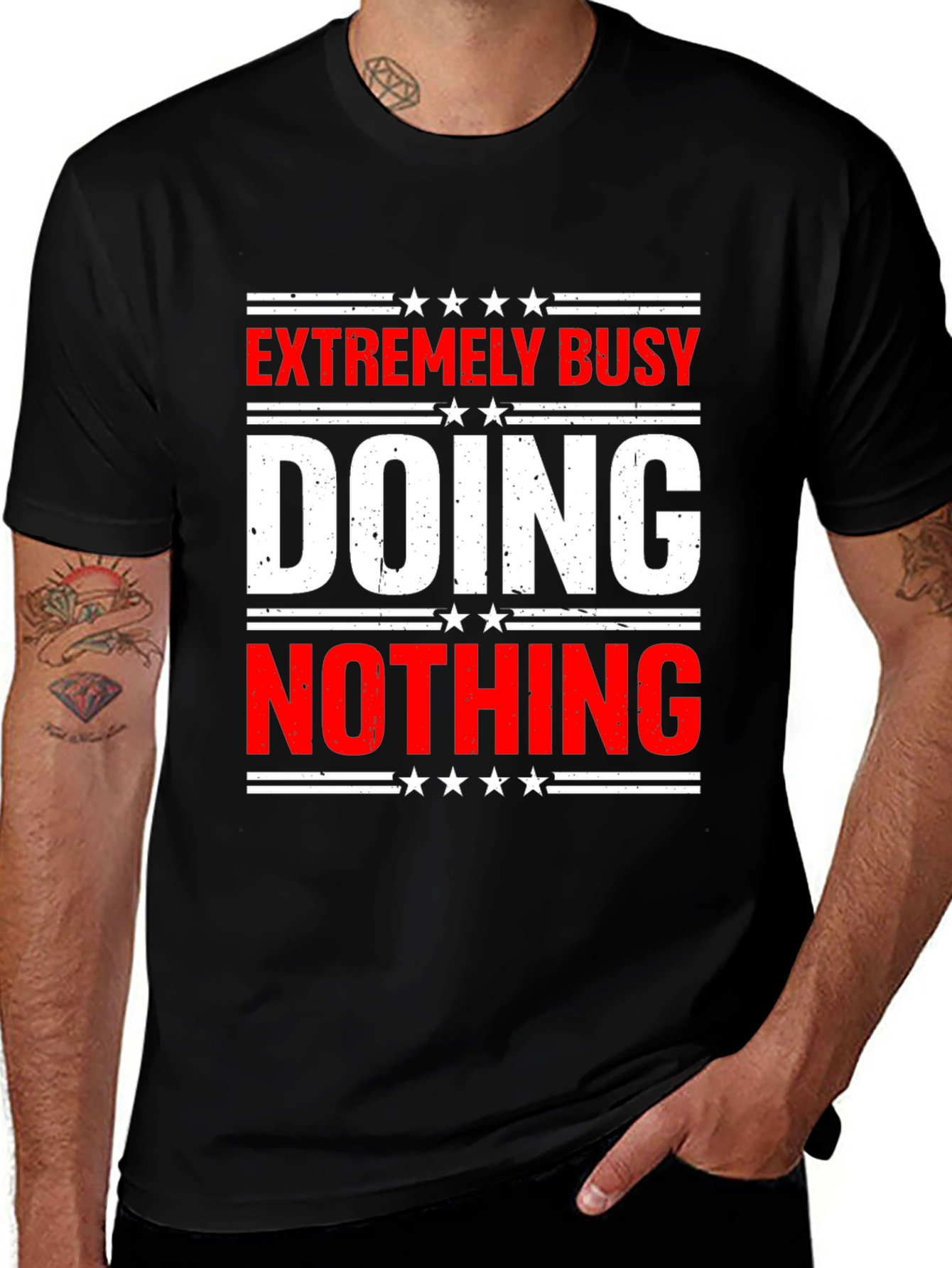 Variant 29 of Extremely Busy Doing Nothing T-Shirt - Funny Sarcastic Tee