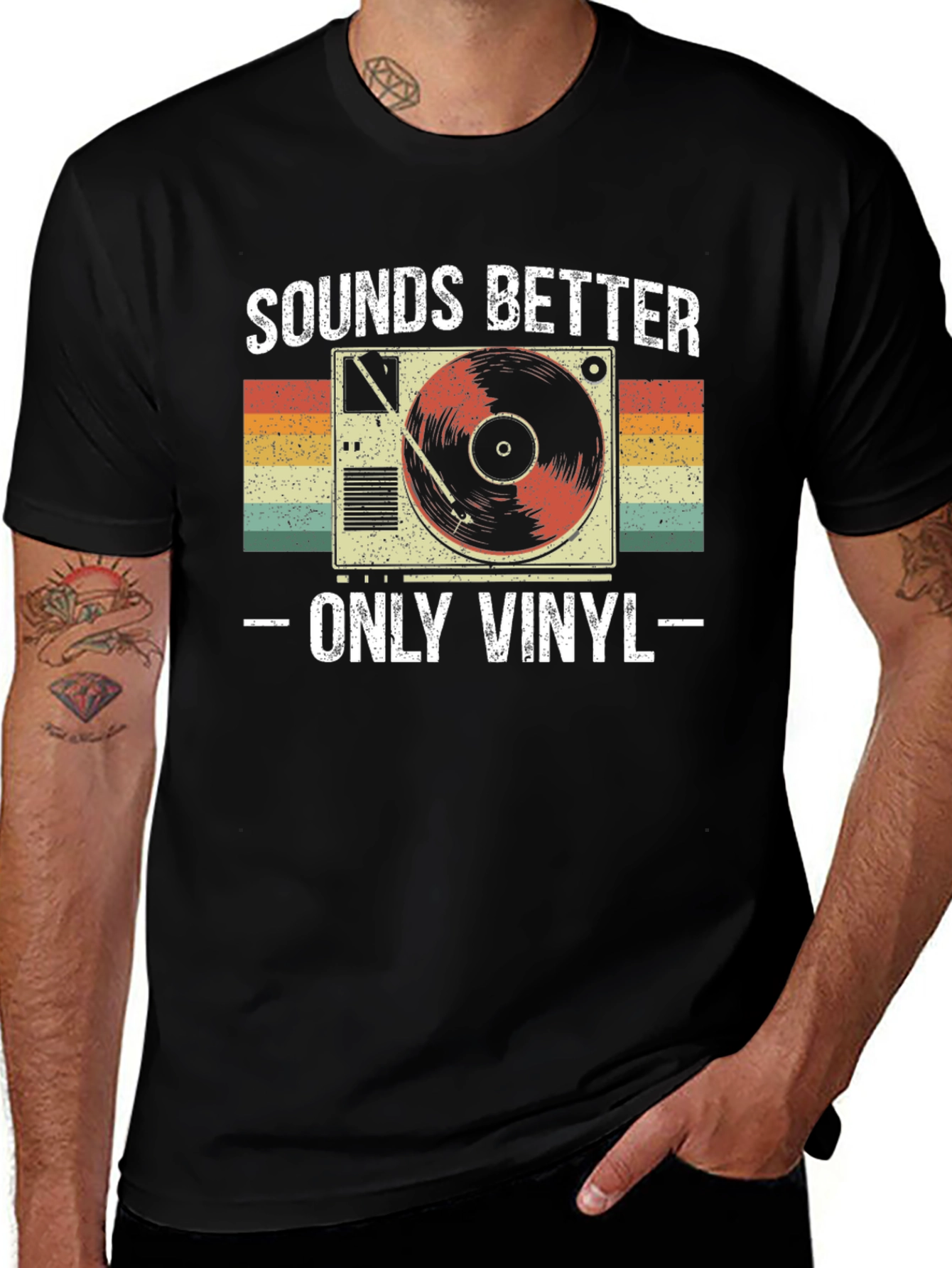 Variant 29 of Sounds Better Only Vinyl T-Shirt