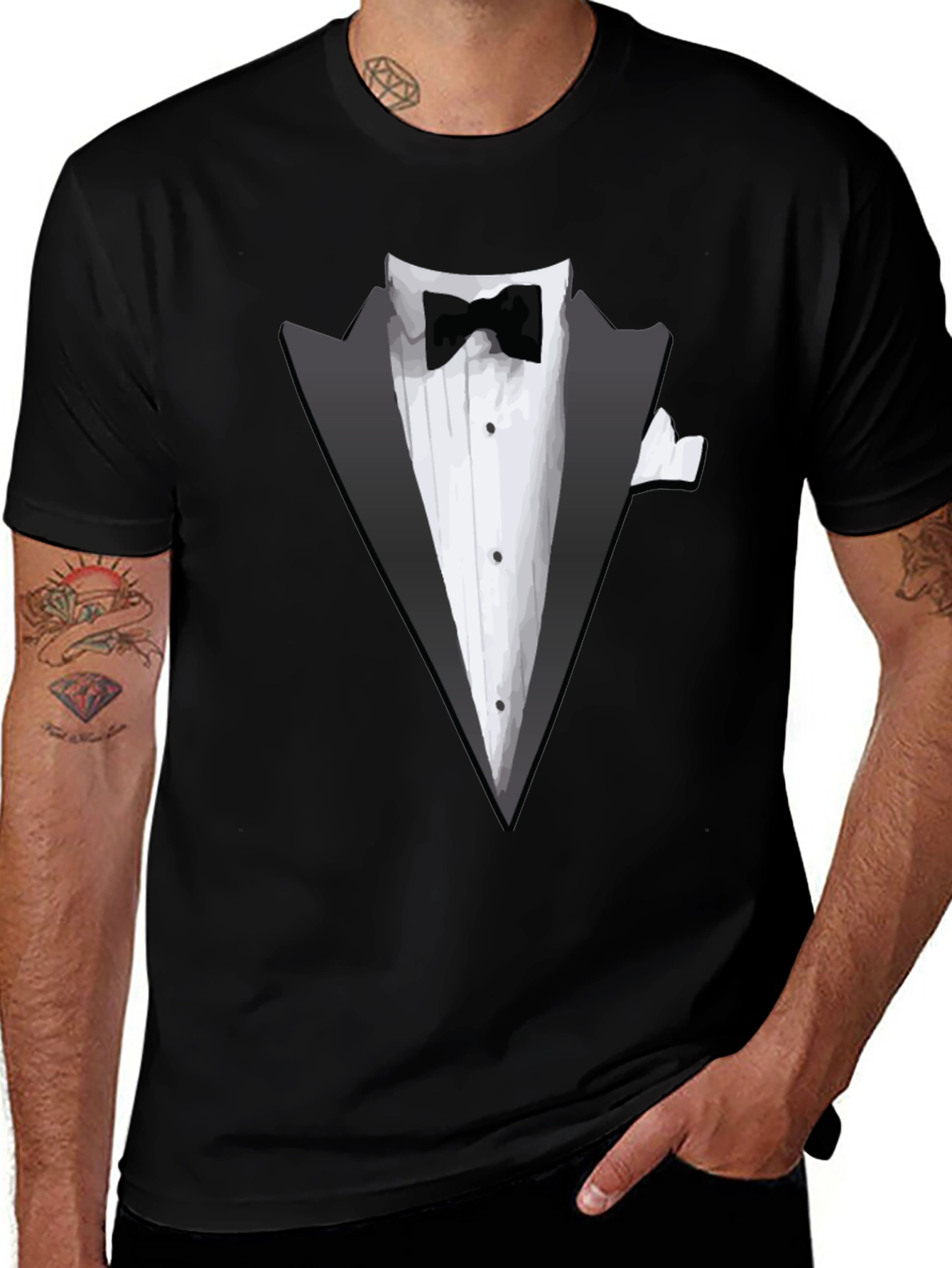 Variant 30 of Tuxedo T-Shirt: Formal Fun Casual Wear