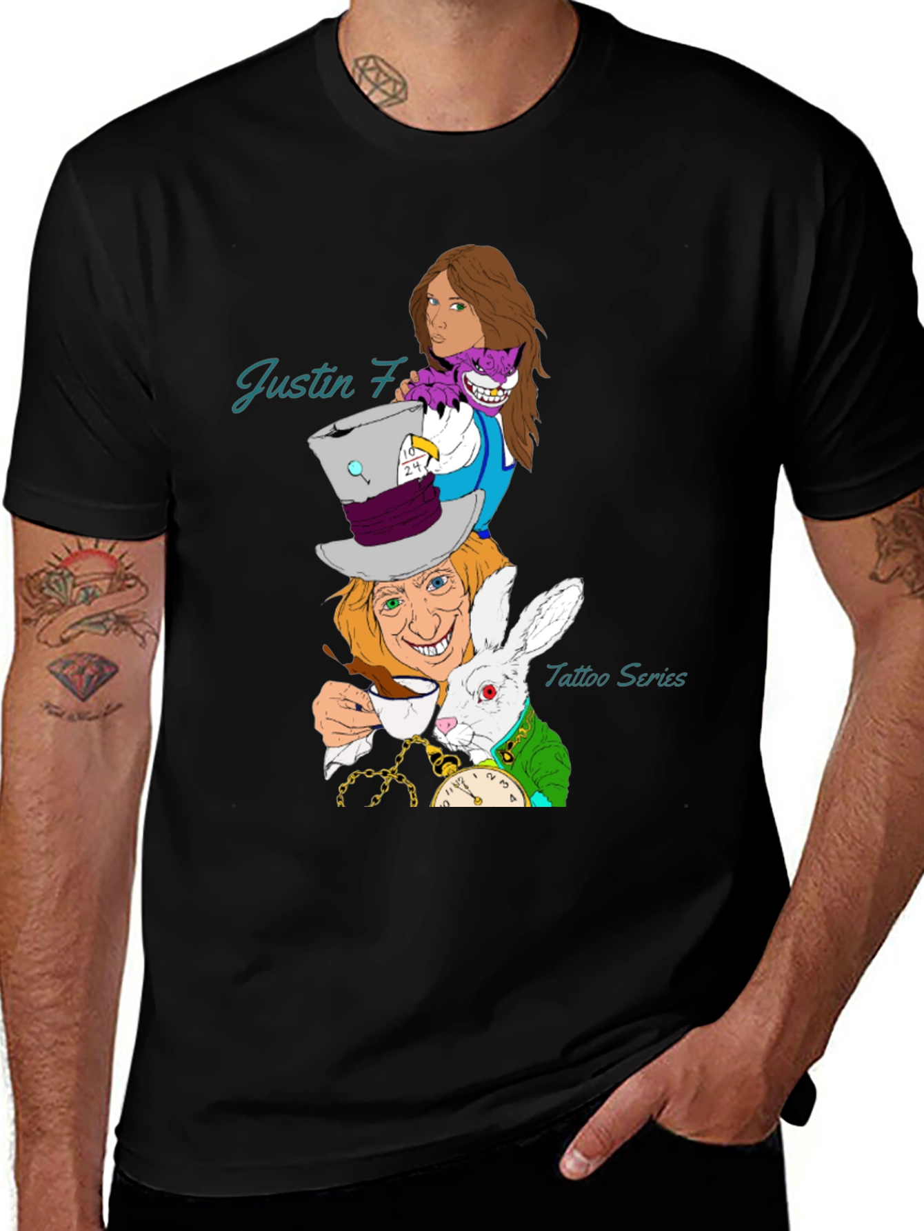 Whimsical Alice in Wonderland T-Shirt