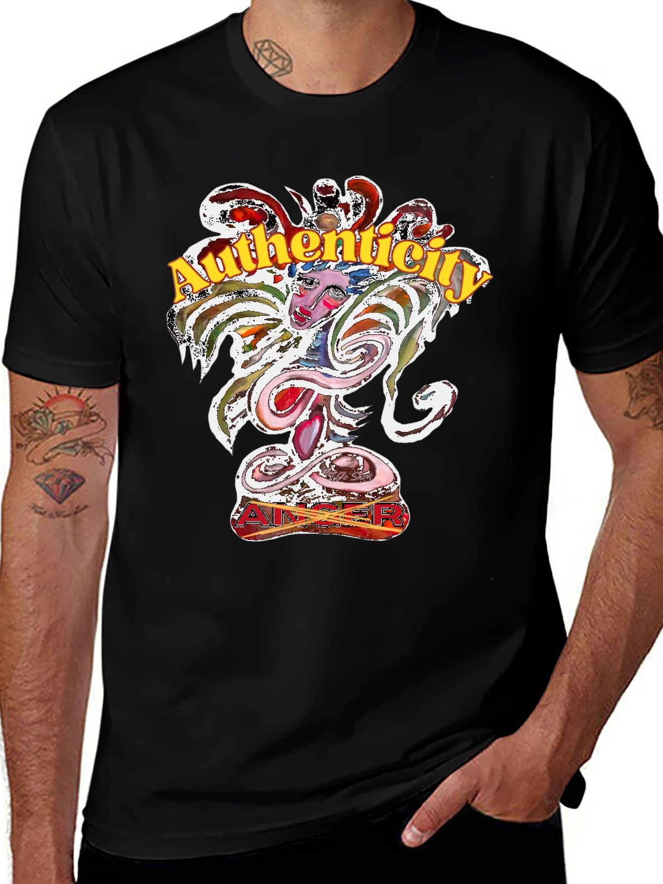 Variant 2 of Authenticity Men's Graphic T-Shirt