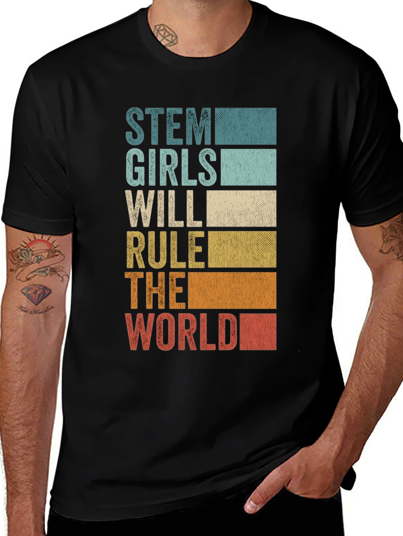 STEM Girls Will Rule The World T-Shirt