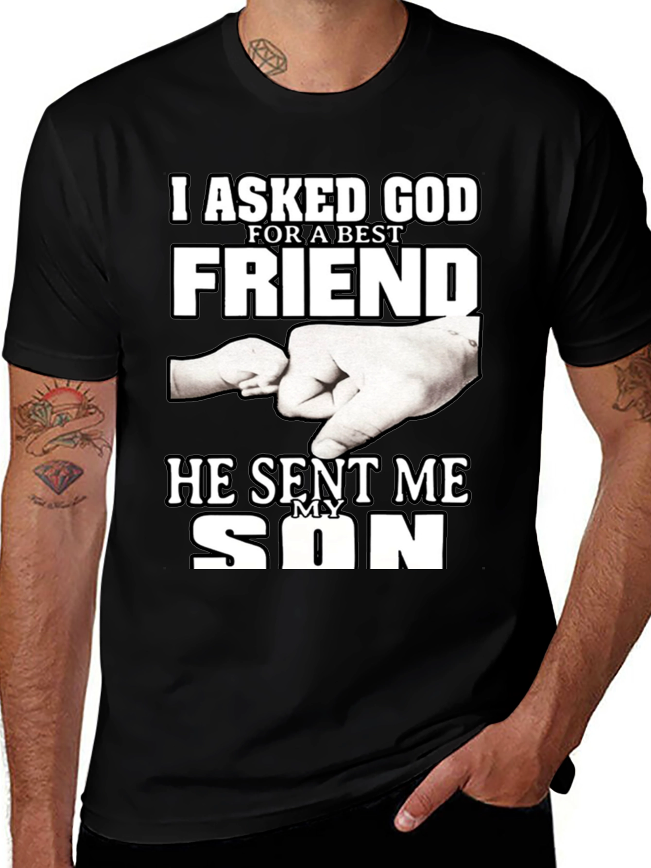 Variant 13 of I Asked God For a Best Friend T-Shirt