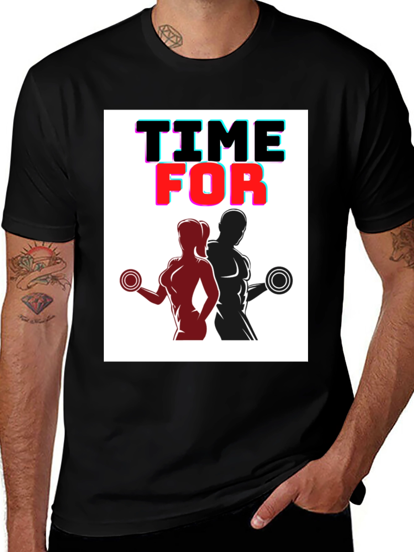 Variant 17 of Time For Workout T-Shirt