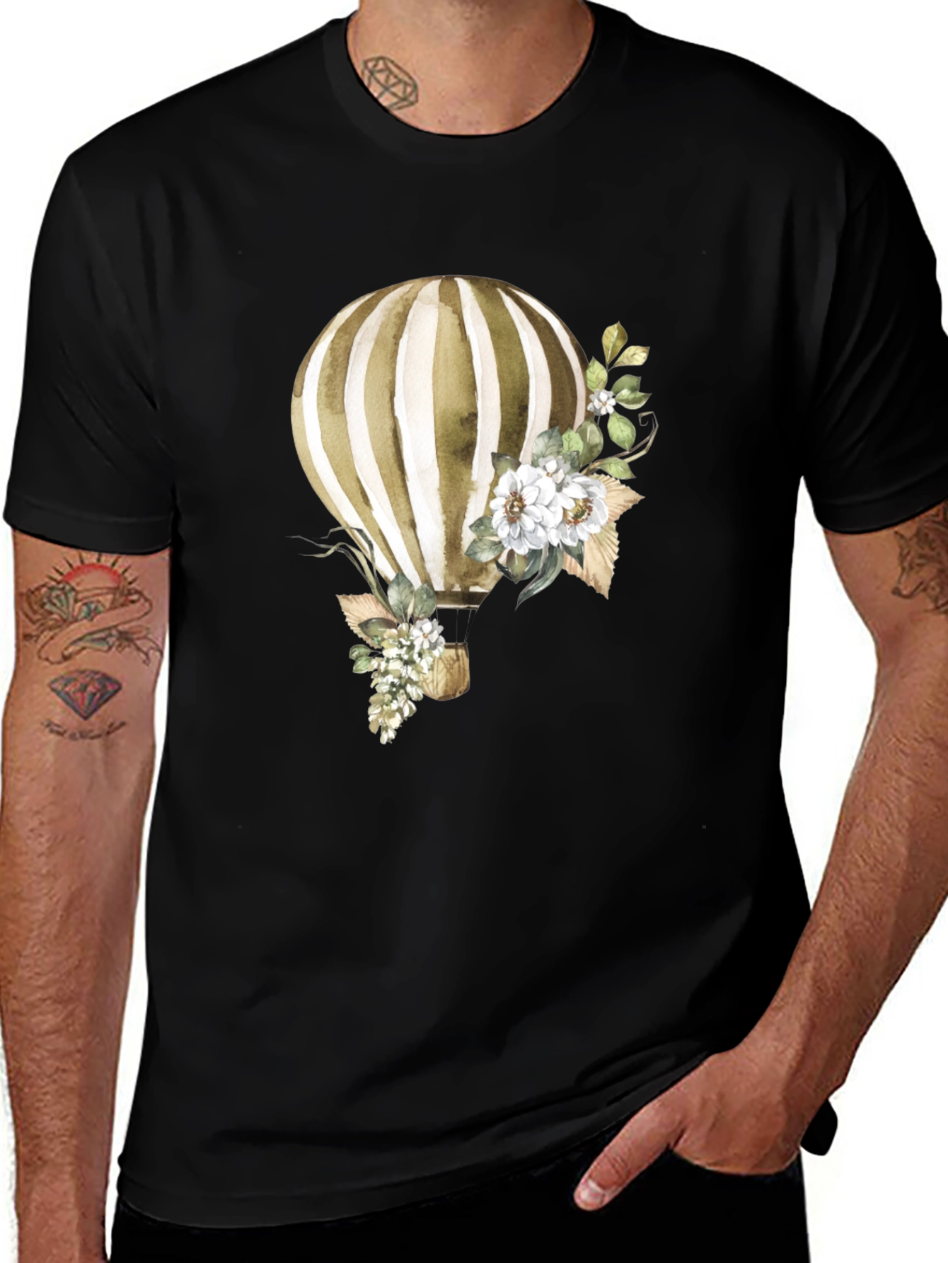 Variant 18 of Balloon & Floral Graphic Tee