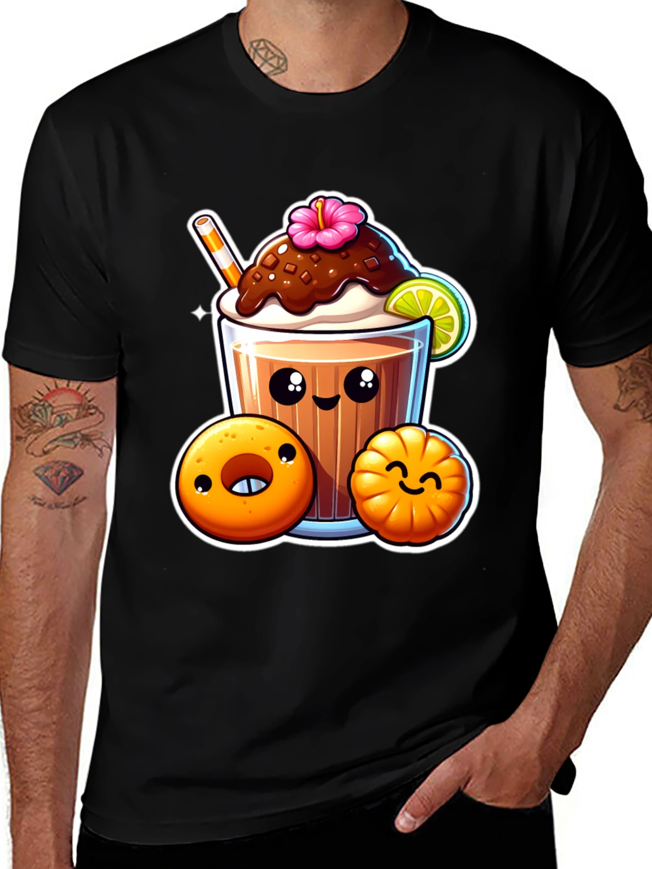 Variant 26 of Kawaii Dessert Graphic Tee - Cute Style Shirt