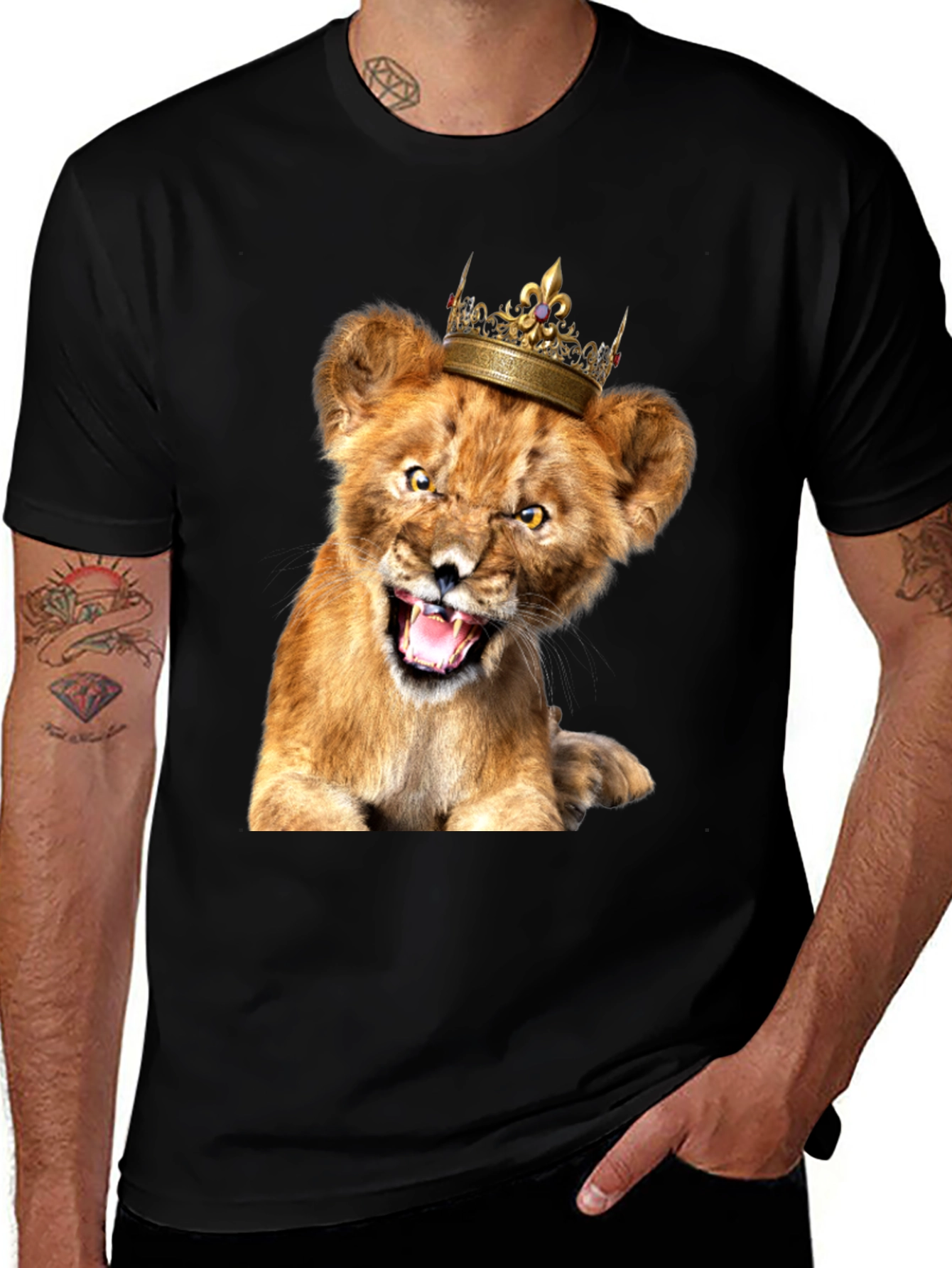Variant 21 of Lion Cub King T-Shirt - Fierce & Fun!