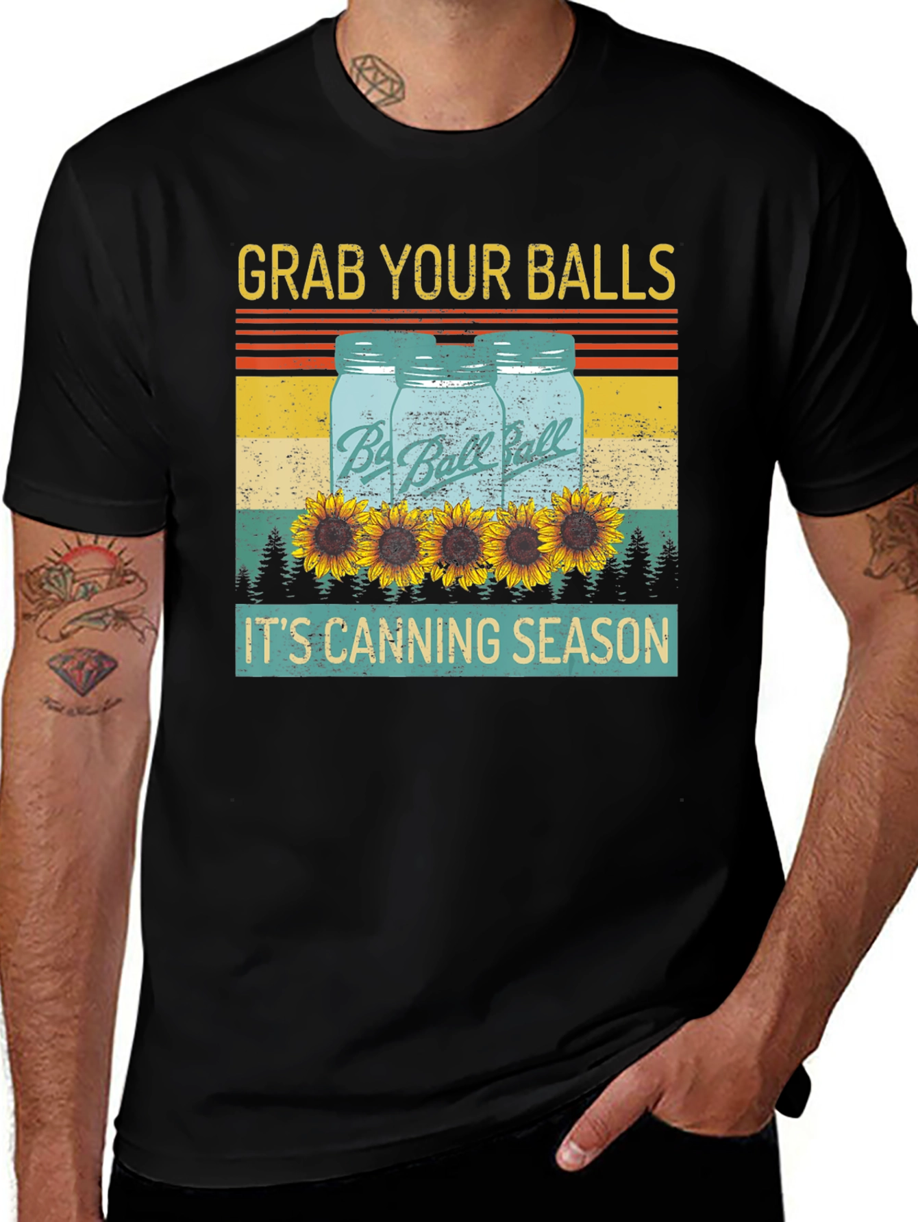 Variant 27 of Grab Your Balls It's Canning Season T-Shirt