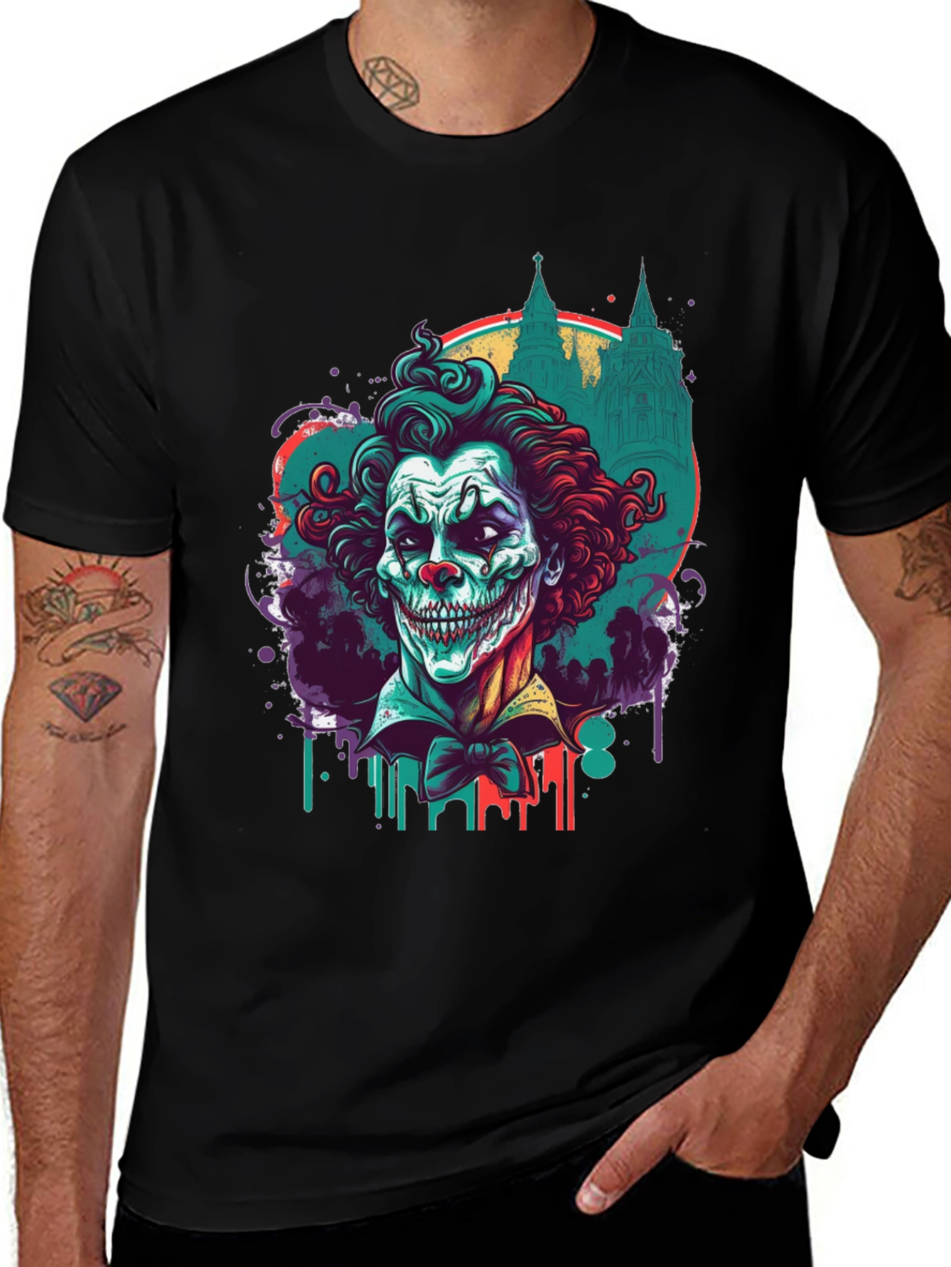 Variant 25 of Clown Graphic Print Tee