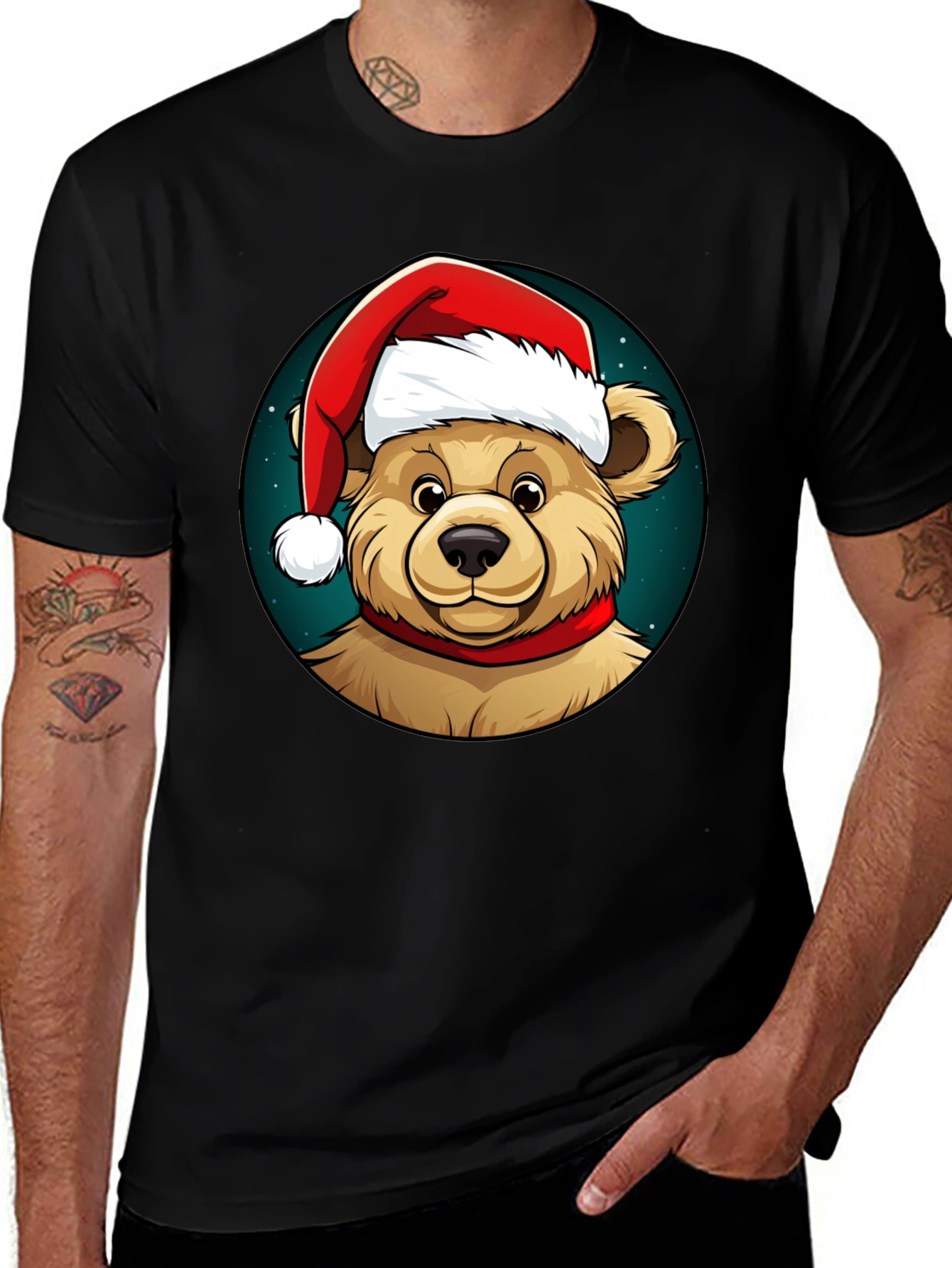 Variant 14 of Festive Bear Graphic Tee