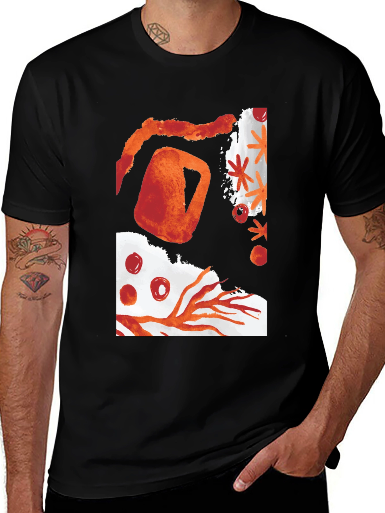 Variant 12 of Abstract Graphic Print T-Shirt