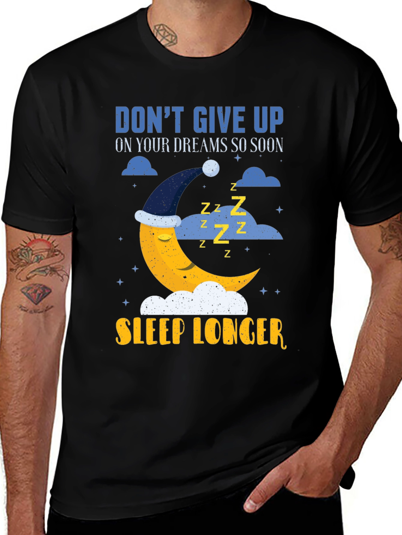 Variant 12 of Sleep Longer Graphic Tee - Dreamer's Edition