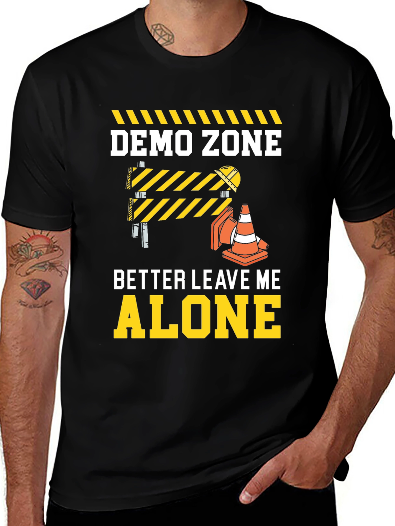 Variant 10 of Demo Zone Men's T-Shirt - Construction Humor Tee