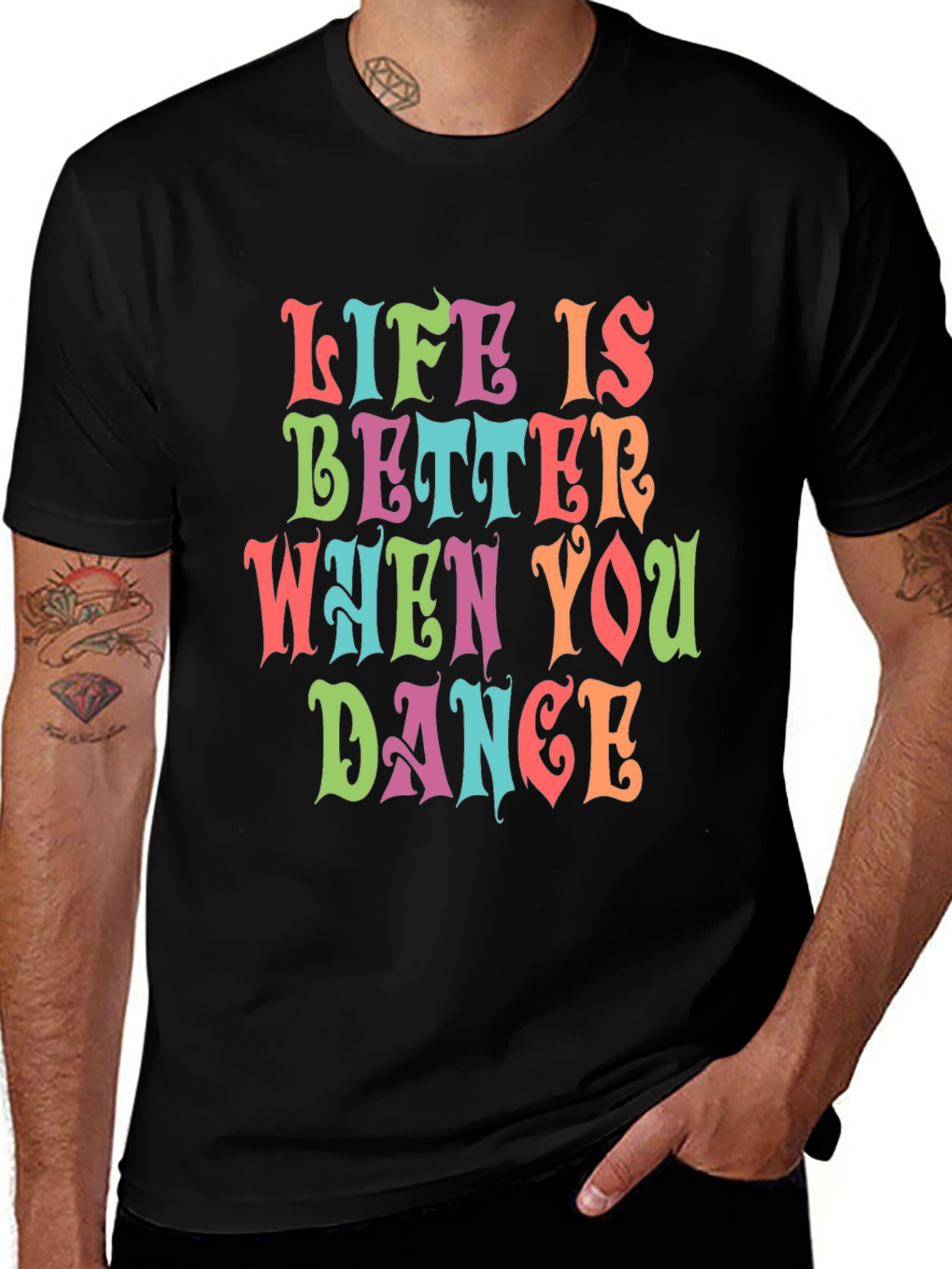 Variant 15 of Life is Better When You Dance Graphic Tee