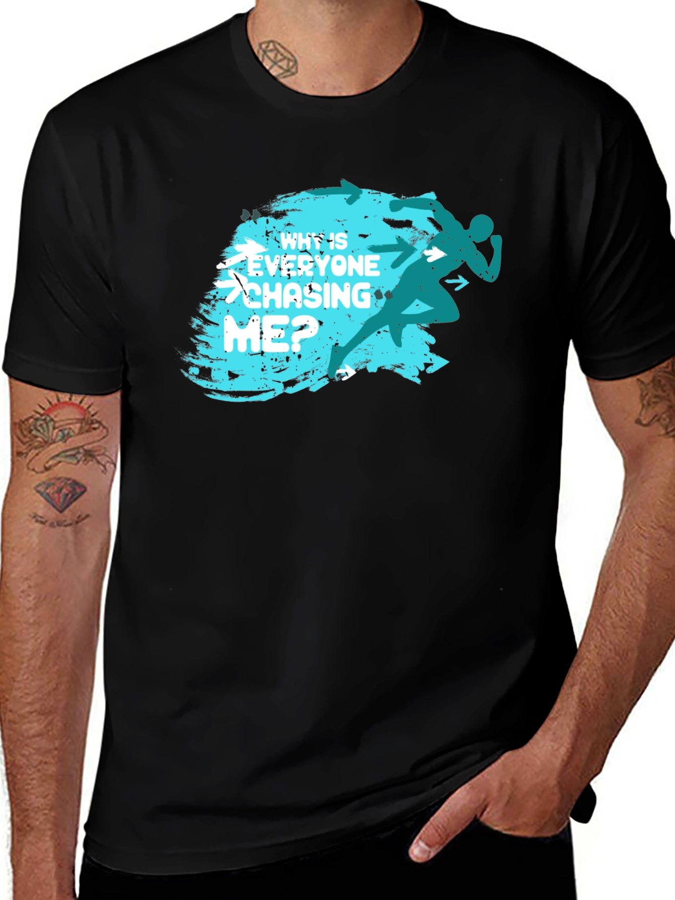Variant 5 of Why Is Everyone Chasing Me? T-Shirt