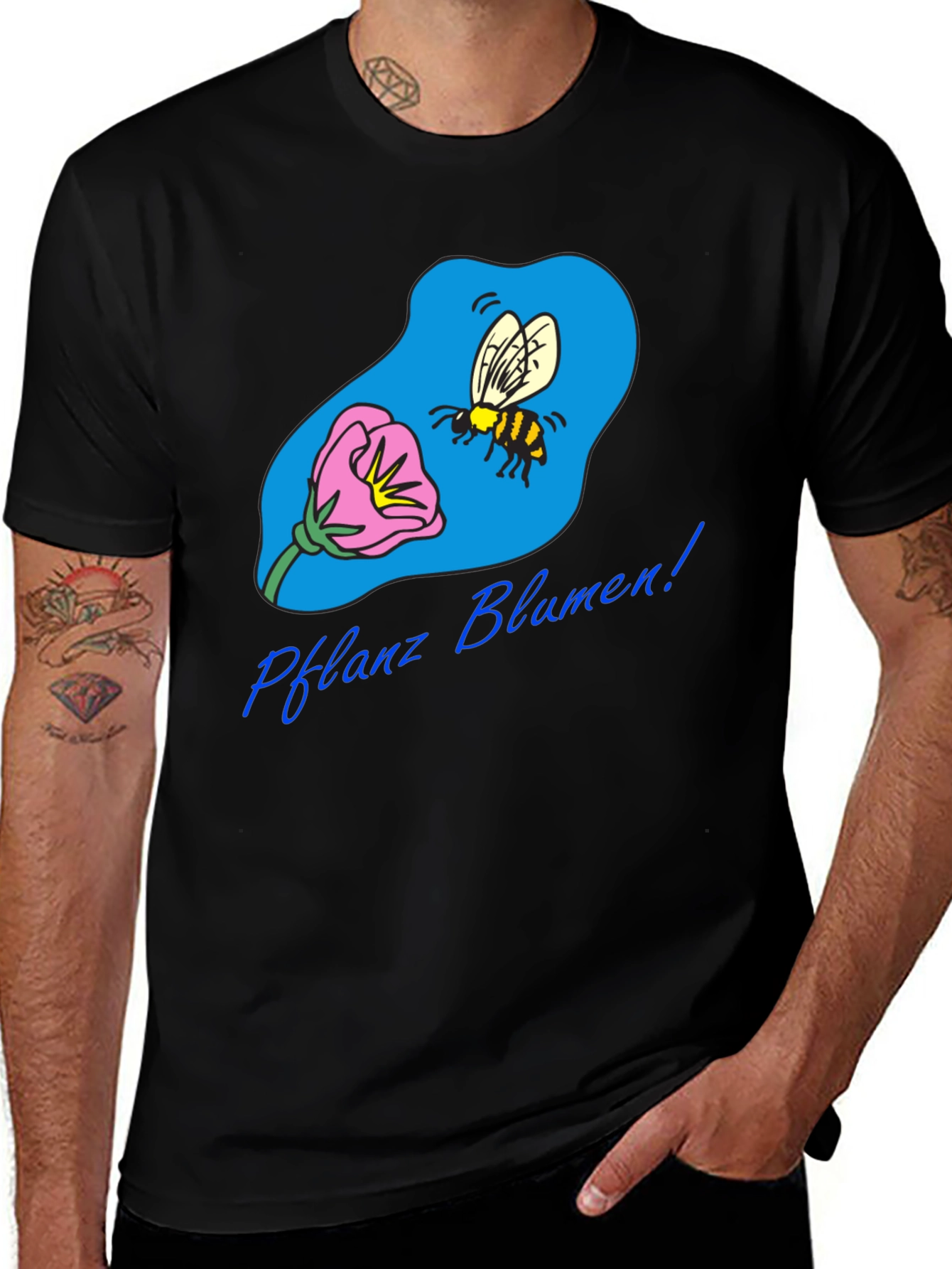 Pflanz Blumen T-Shirt - Plant Flowers!